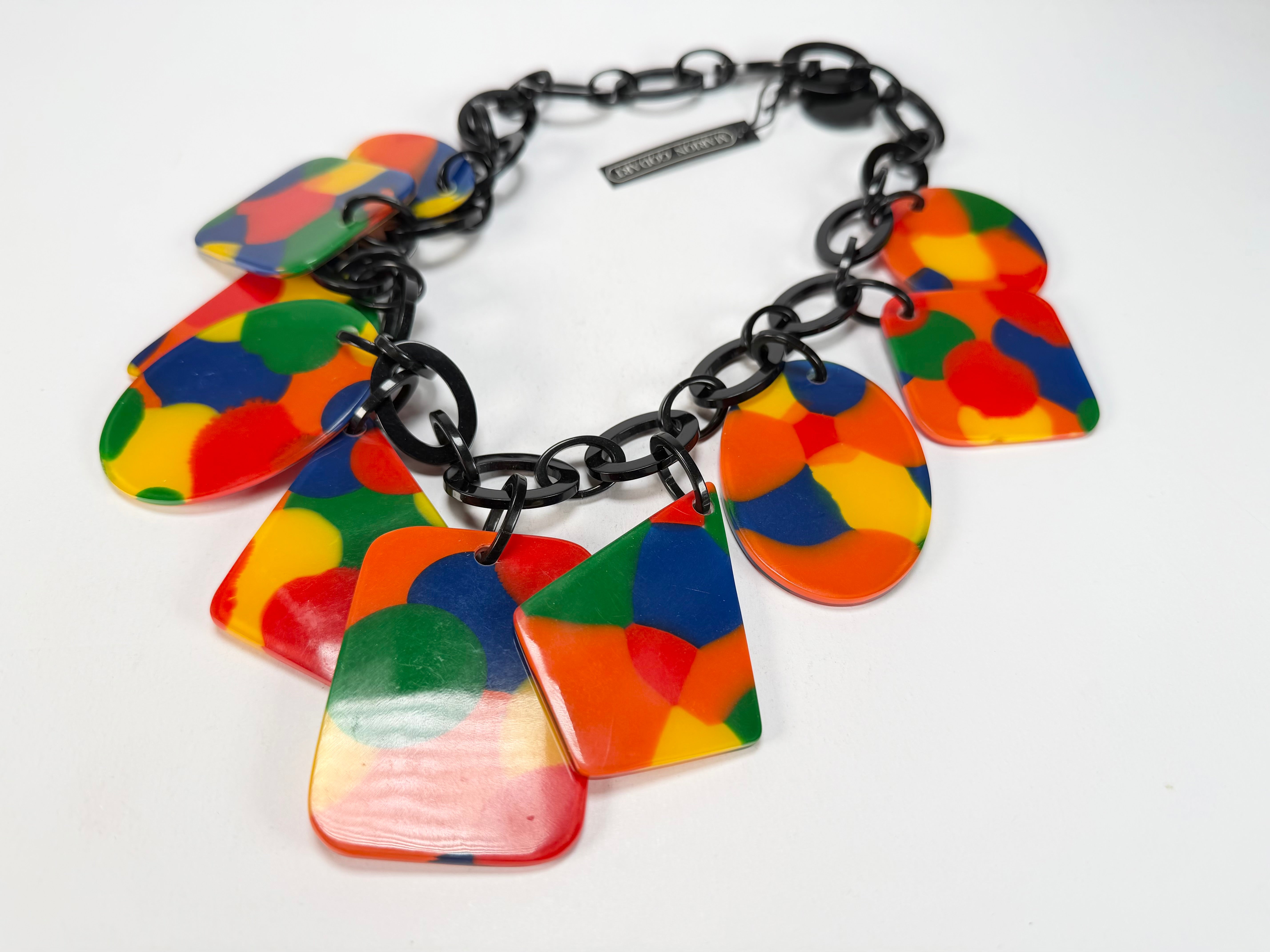 Marion Godart - Linkz "Spectre Lumineux" Colourful Pieces Resin Necklace