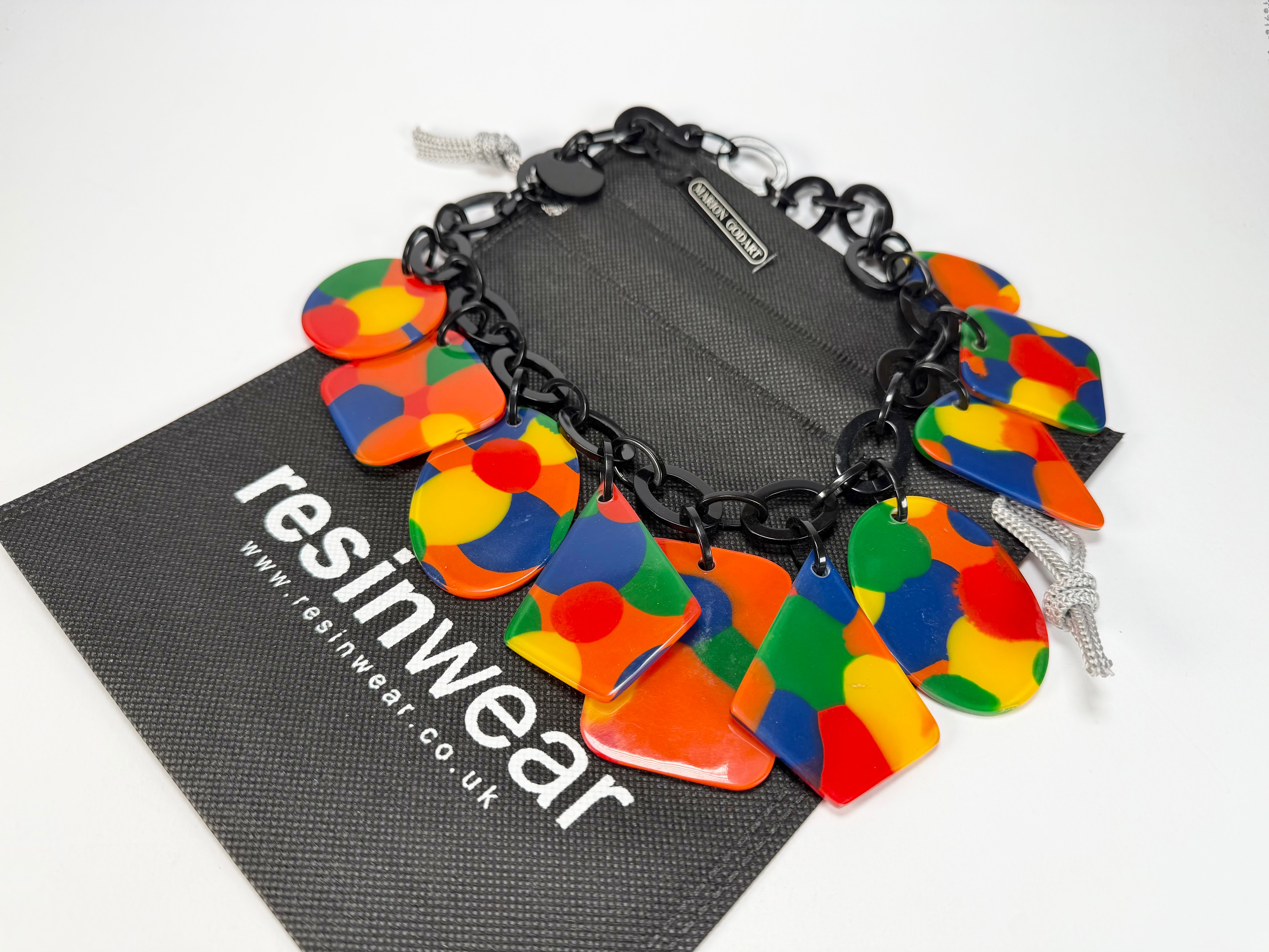 Marion Godart - Linkz "Spectre Lumineux" Colourful Pieces Resin Necklace