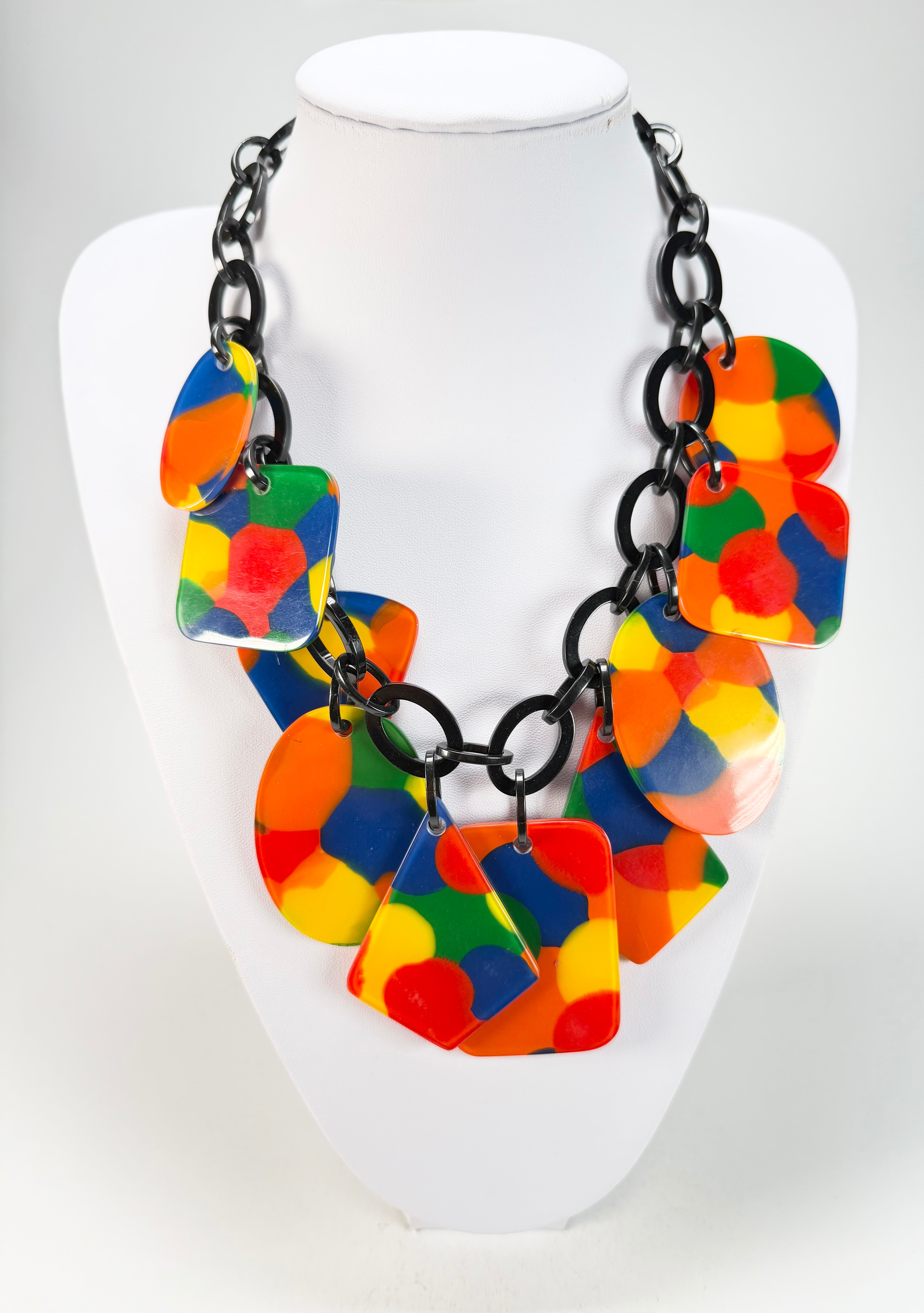 Marion Godart - Linkz "Spectre Lumineux" Colourful Pieces Resin Necklace