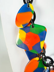 Marion Godart - Linkz "Spectre Lumineux" Colourful Pieces Resin Necklace