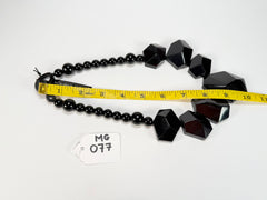 Marion Godart - Fragmental "Formation Rocheuse" Black Resin Necklace