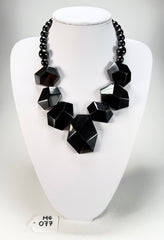 Marion Godart - Fragmental "Formation Rocheuse" Black Resin Necklace