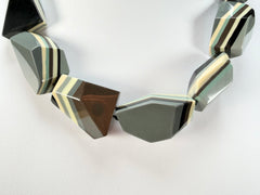 Marion Godart - Fragmental "Bord Dentelé" Neutral Mix Resin Necklace