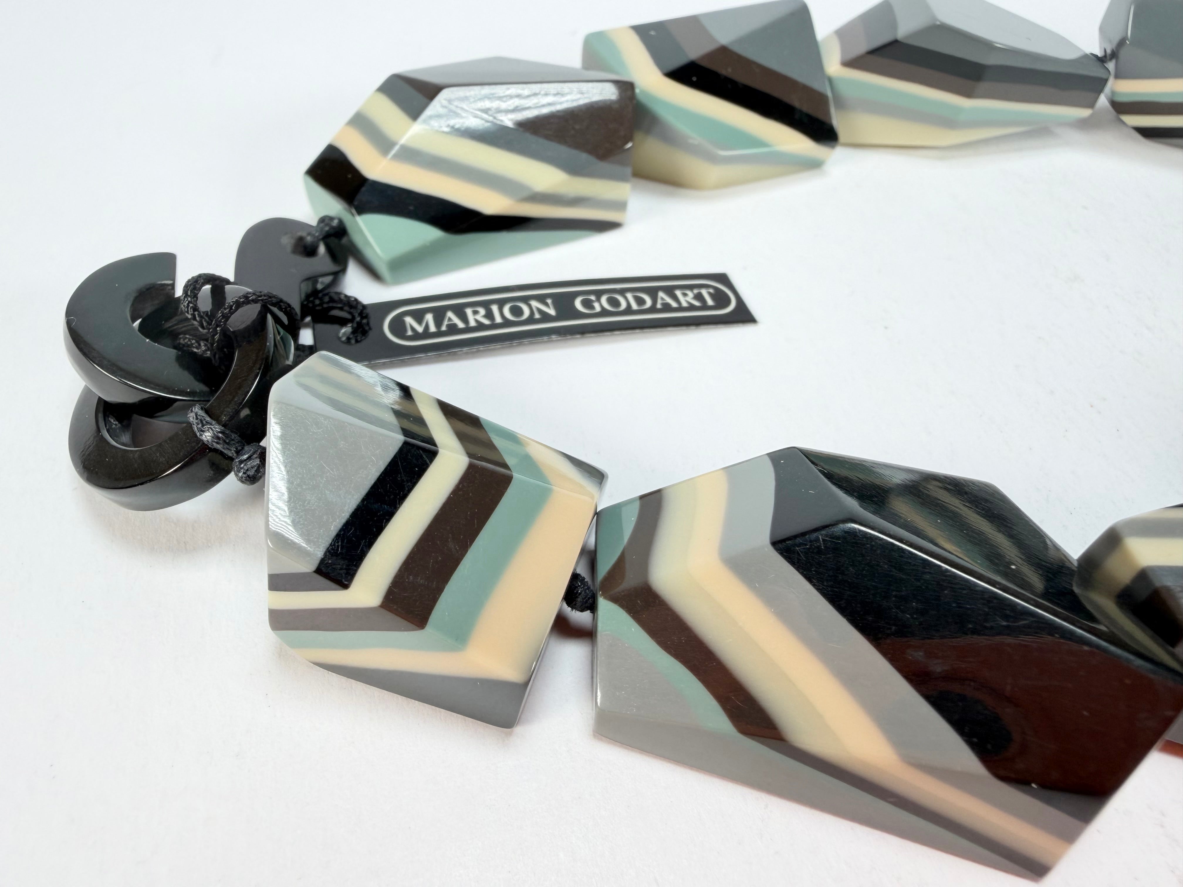 Marion Godart - Fragmental "Bord Dentelé" Neutral Mix Resin Necklace