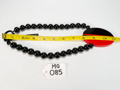 Marion Godart - Monochrome "Lumière Contre Ténèbres" Large Pendant Resin Necklace