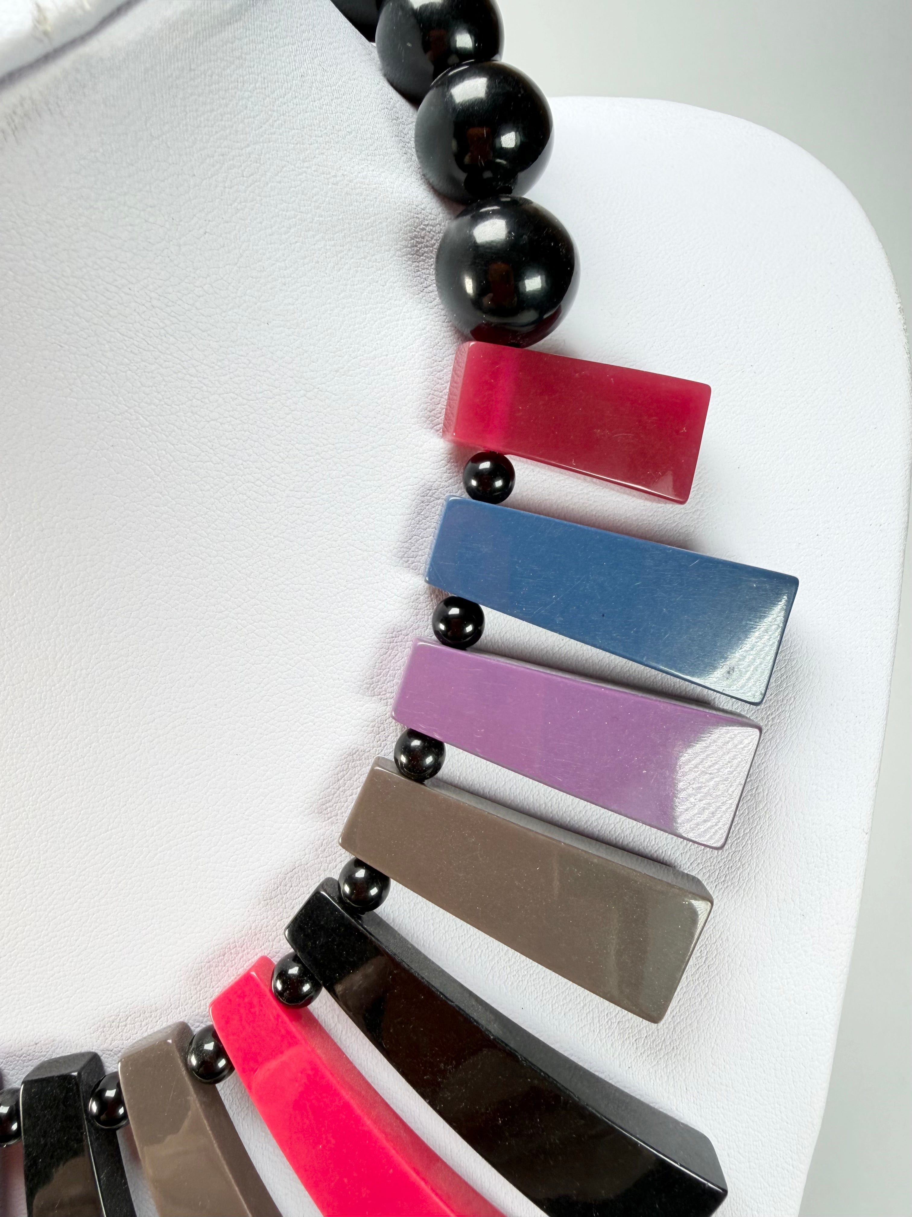 Marion Godart - BSX "Souviens-toi De Moi" Multi-Colour Mix Resin Necklace