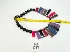 Marion Godart - BSX "Souviens-toi De Moi" Multi-Colour Mix Resin Necklace