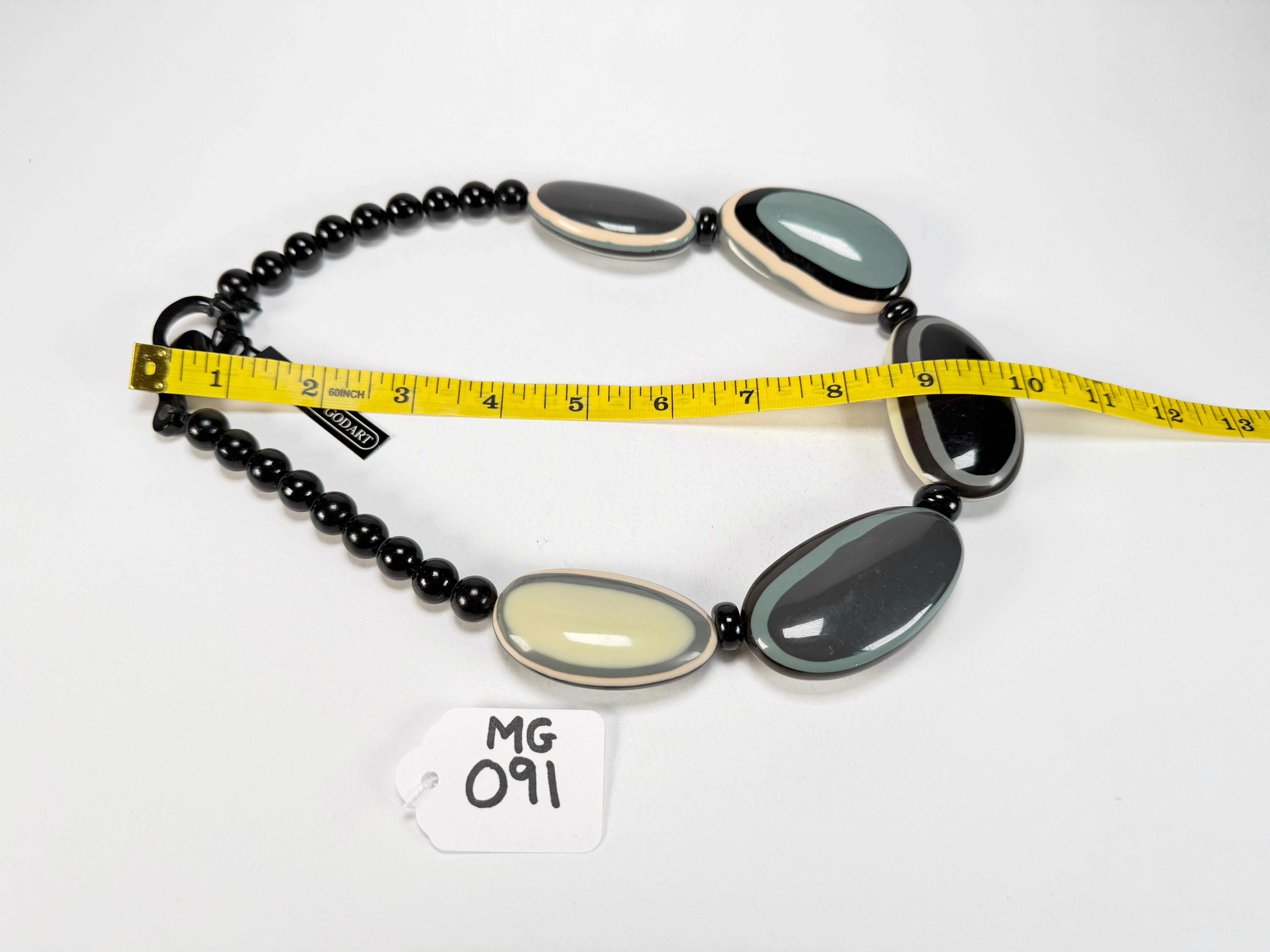 Marion Godart - BSX "Ovales Allongés" Neutral Mix Resin Necklace