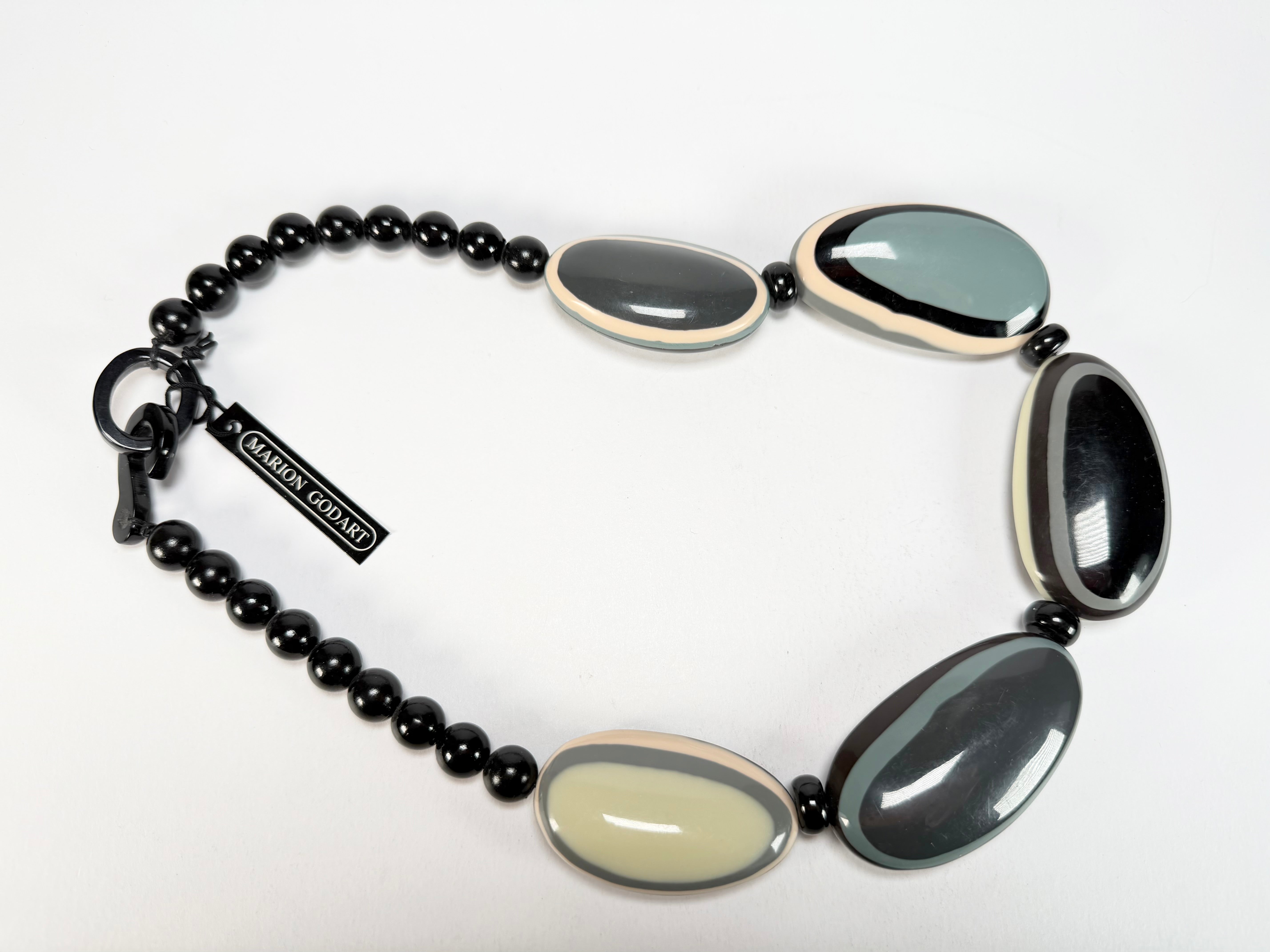 Marion Godart - BSX "Ovales Allongés" Neutral Mix Resin Necklace