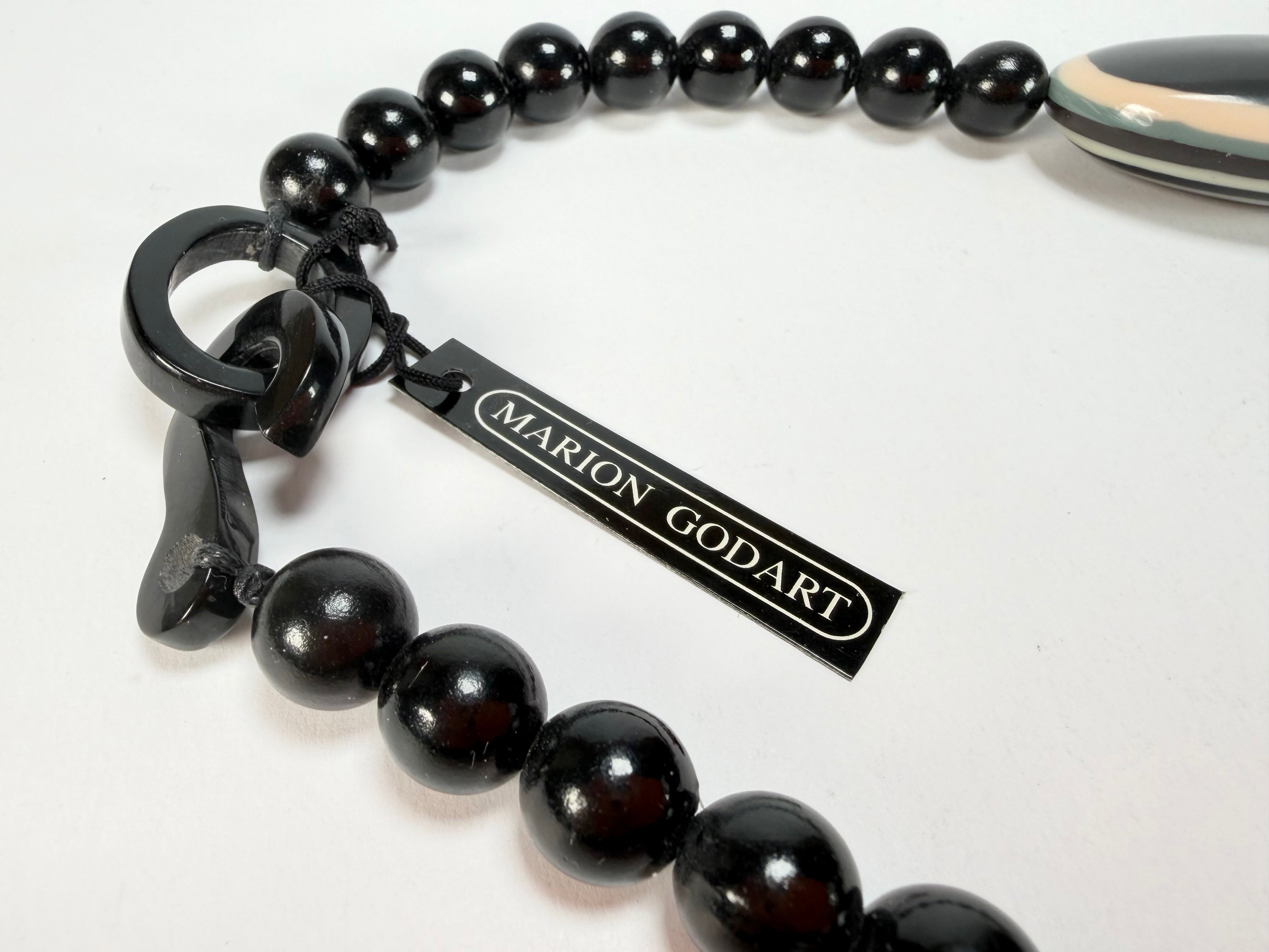 Marion Godart - BSX "Ovales Allongés" Neutral Mix Resin Necklace