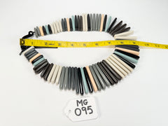 Marion Godart - Natural "Roi De La Tribu" Neutral Mix Resin Necklace
