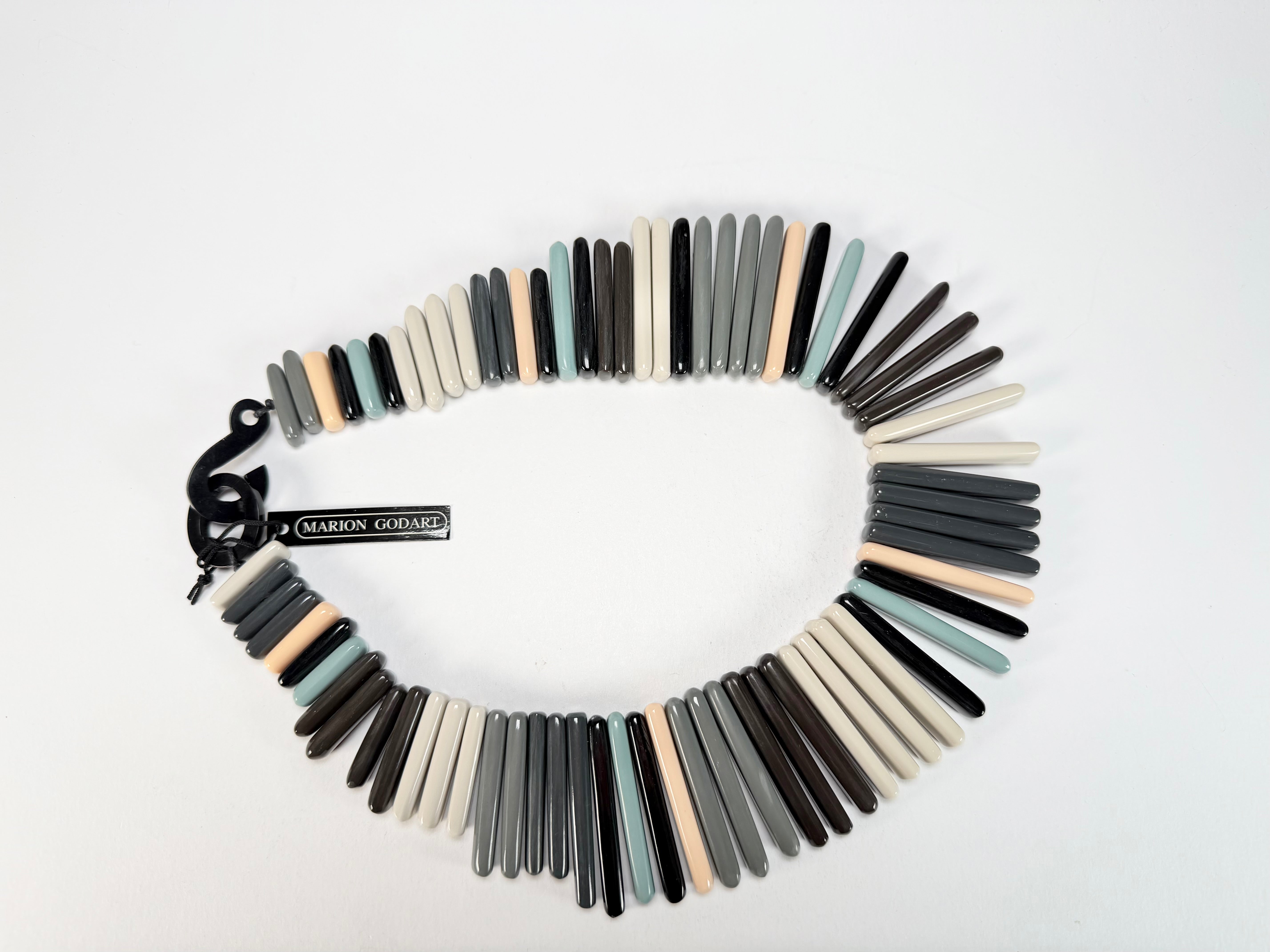 Marion Godart - Natural "Roi De La Tribu" Neutral Mix Resin Necklace