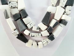 Marion Godart - Fragmental "Tephra" Neutral Mix Resin Necklace