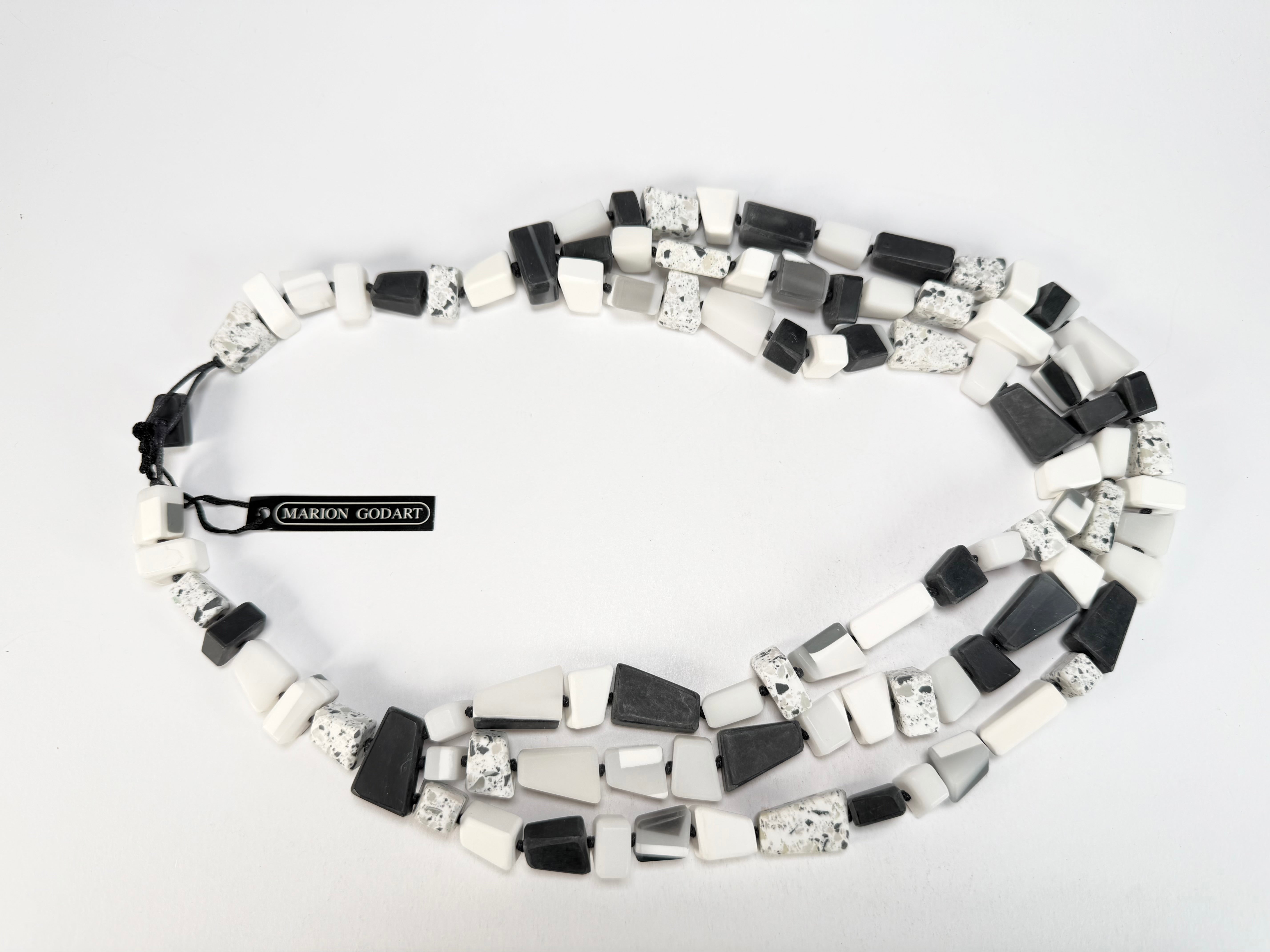 Marion Godart - Fragmental "Tephra" Neutral Mix Resin Necklace