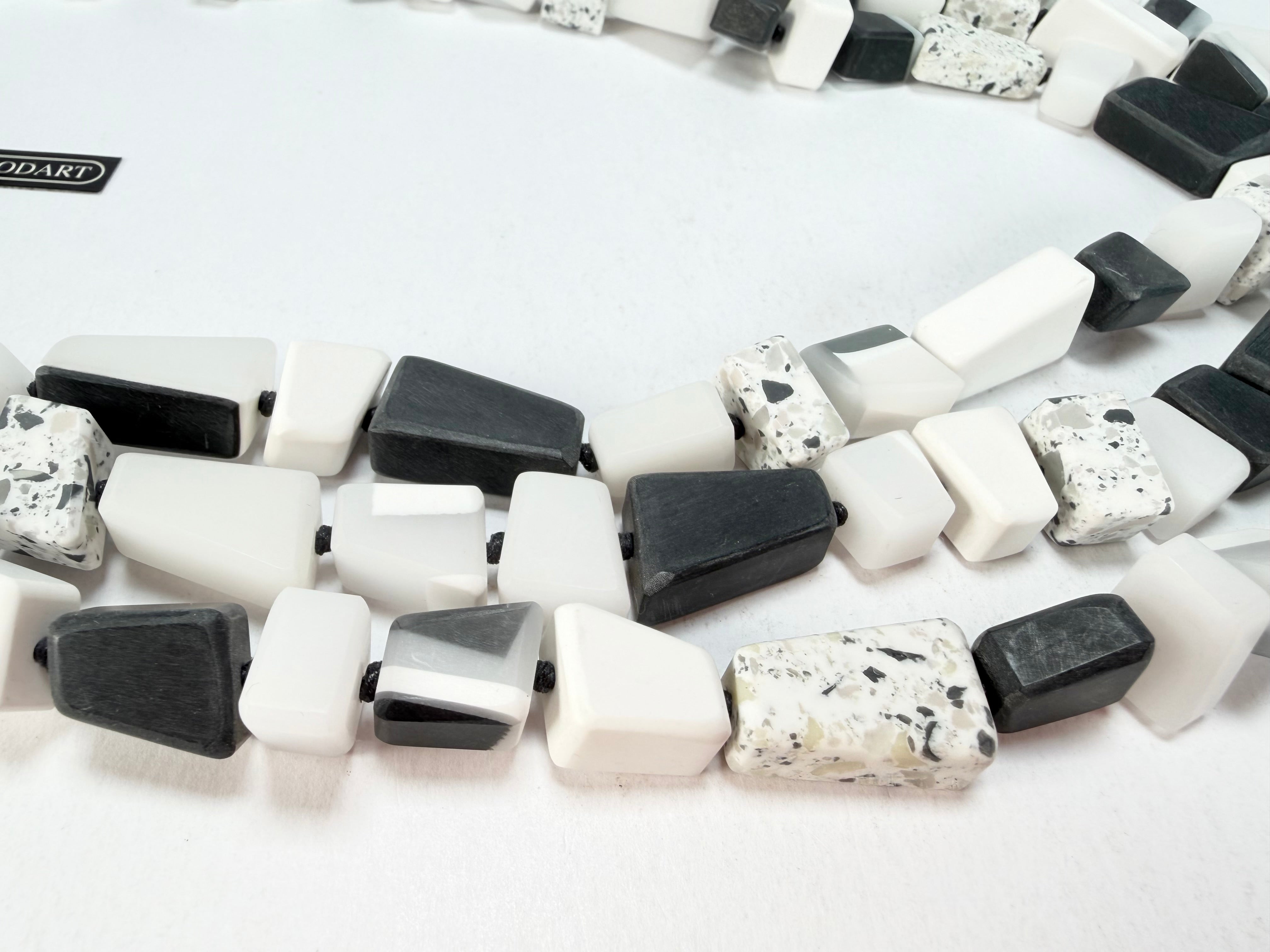 Marion Godart - Fragmental "Tephra" Neutral Mix Resin Necklace