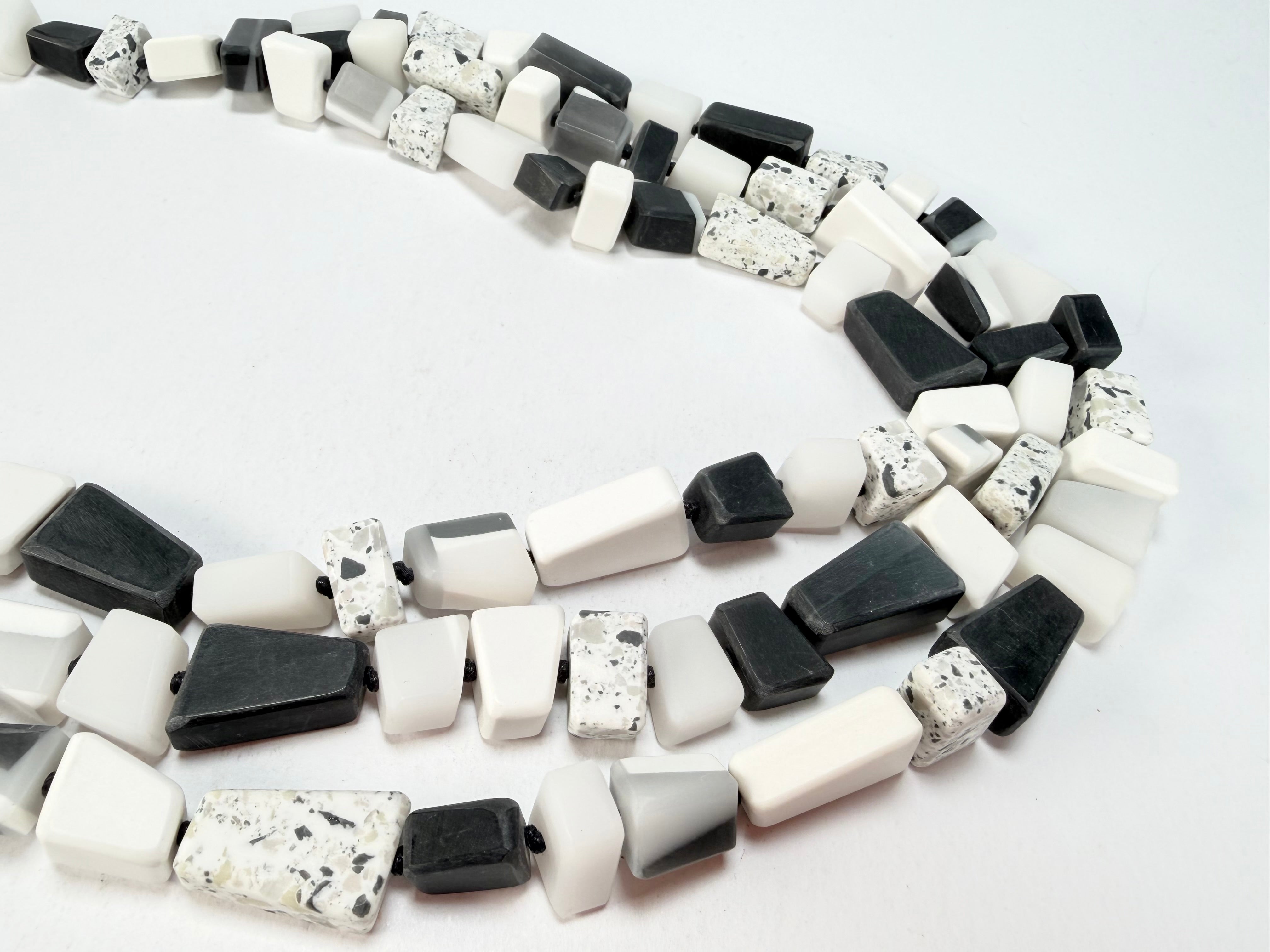 Marion Godart - Fragmental "Tephra" Neutral Mix Resin Necklace