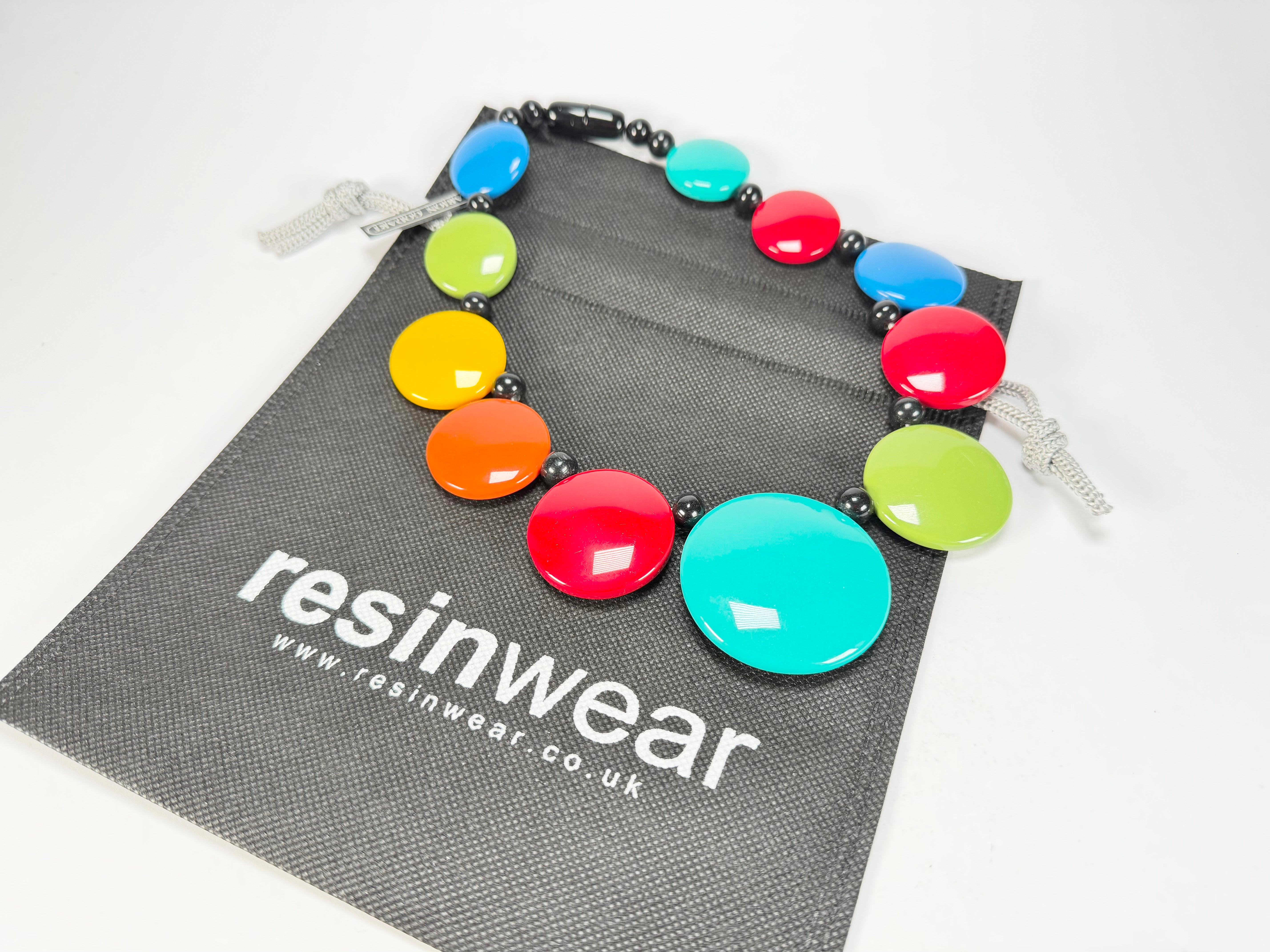 Marion Godart - Confetti "Bouclier" Multi-Colour Mix Resin Necklace