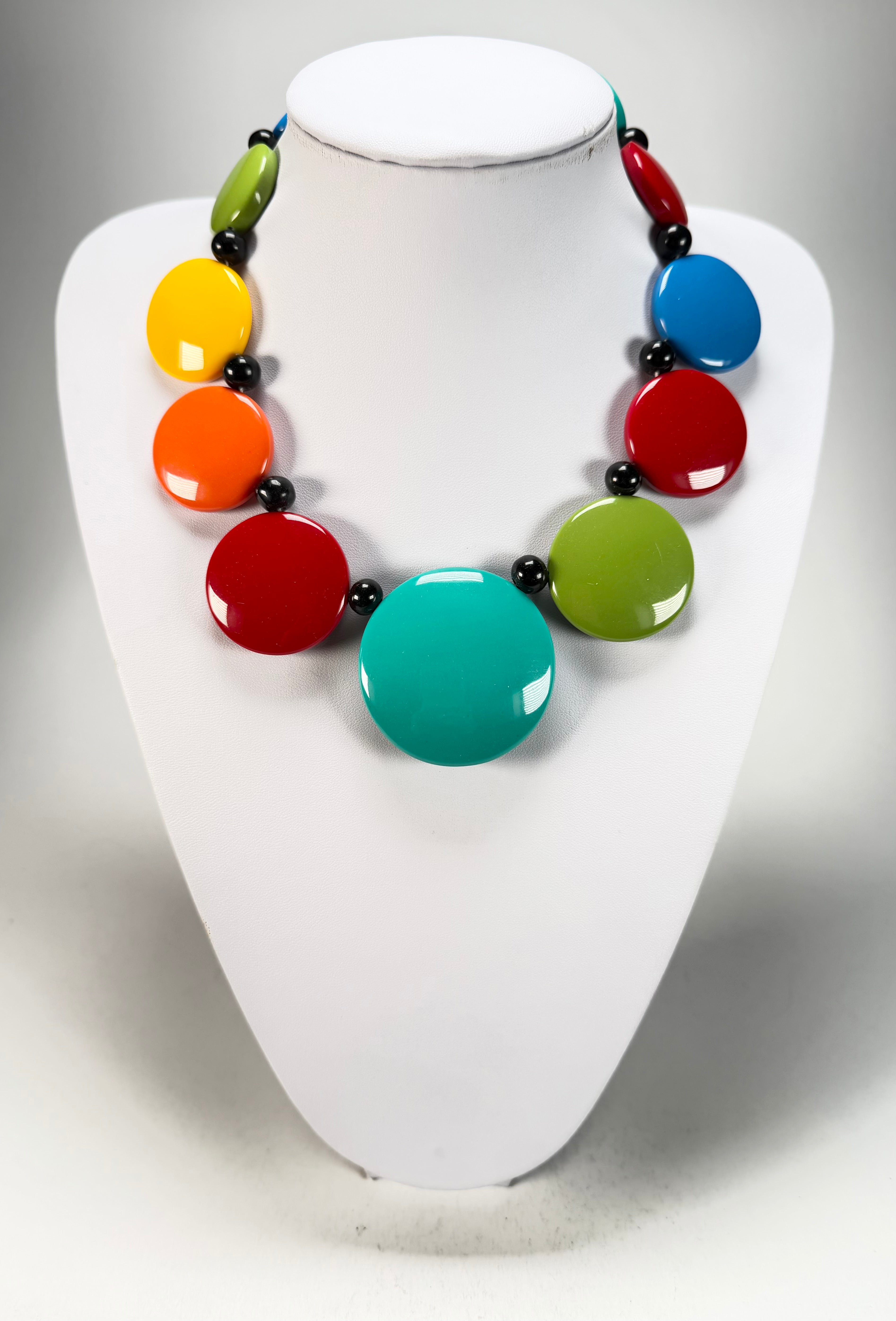 Marion Godart - Confetti "Bouclier" Multi-Colour Mix Resin Necklace