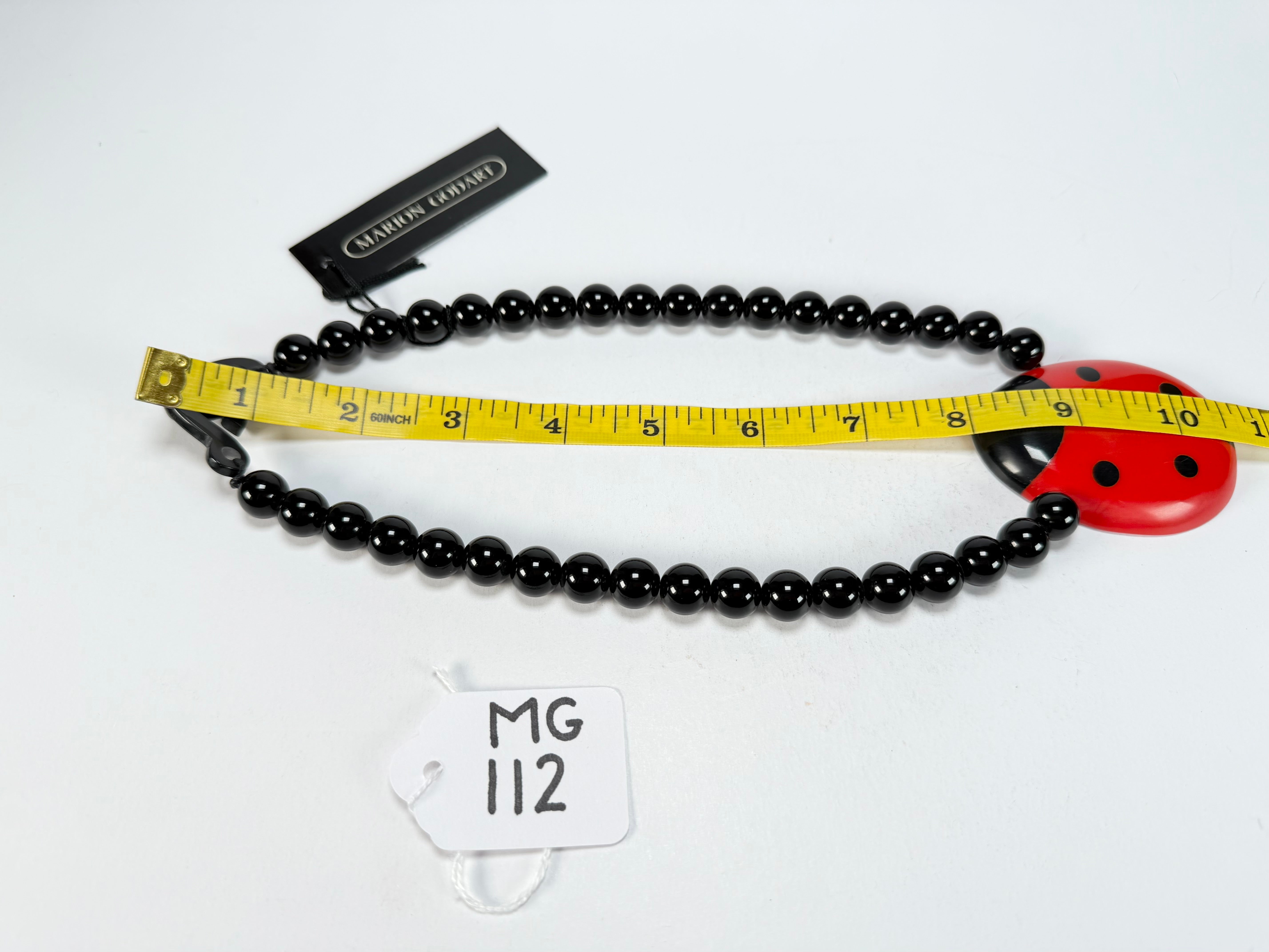 Marion Godart - Natural "Petite Coccinelle" Small Ladybug Pendant Resin Necklace
