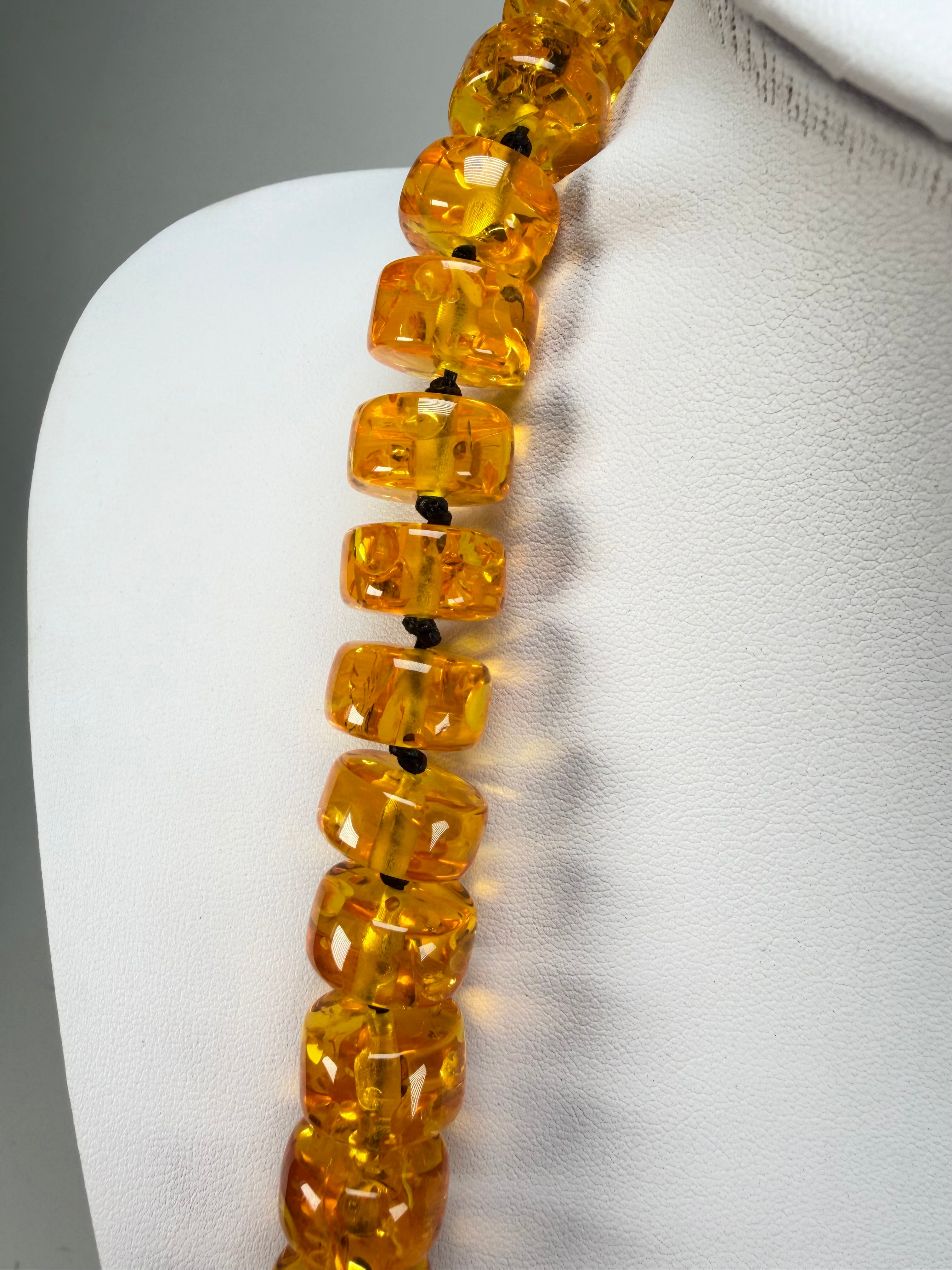 Marion Godart - Sparkle "Lingots D'or" Gold Effect Long 90cm Resin Necklace