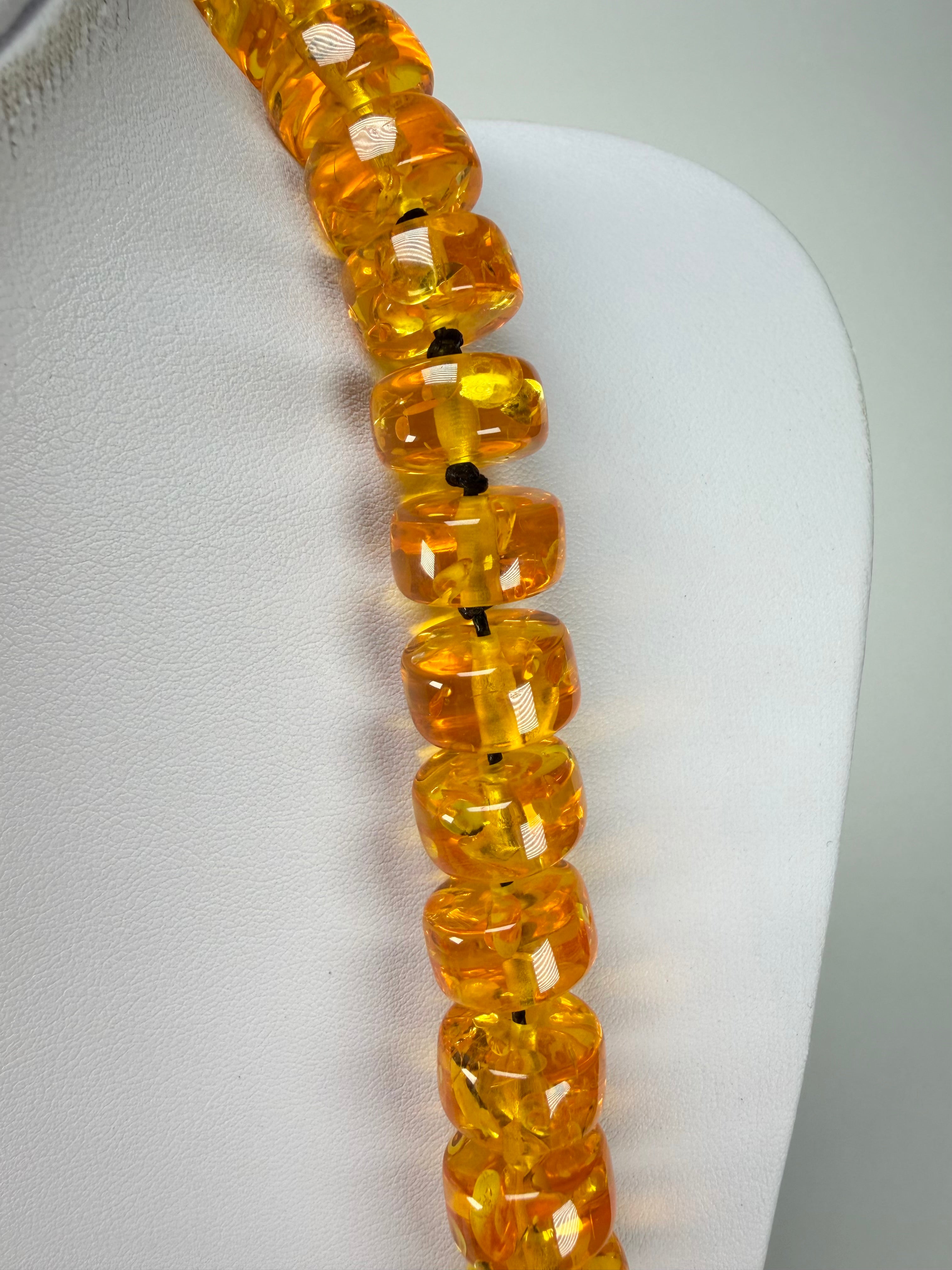 Marion Godart - Sparkle "Lingots D'or" Gold Effect Long 90cm Resin Necklace