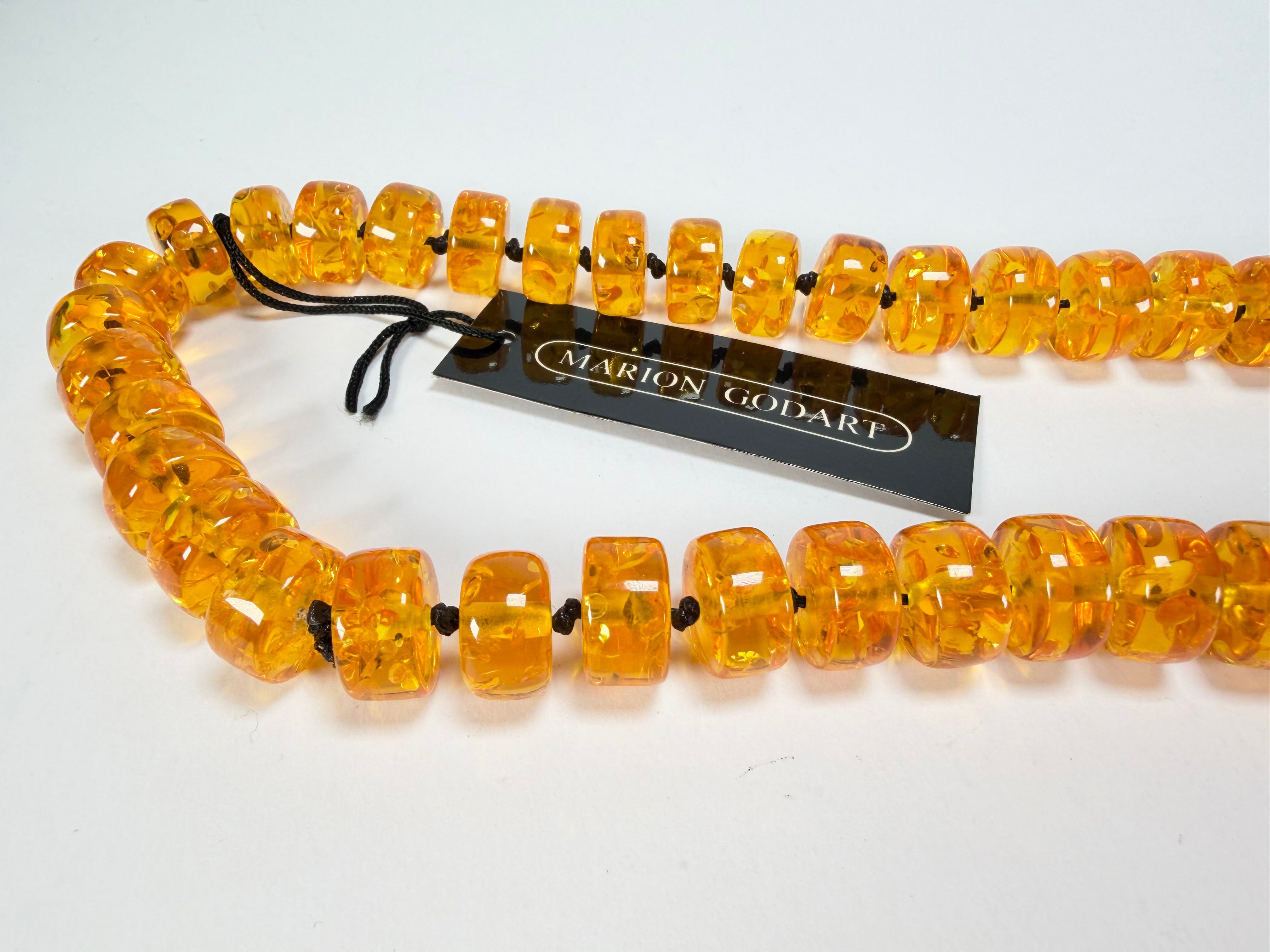 Marion Godart - Sparkle "Lingots D'or" Gold Effect Long 90cm Resin Necklace