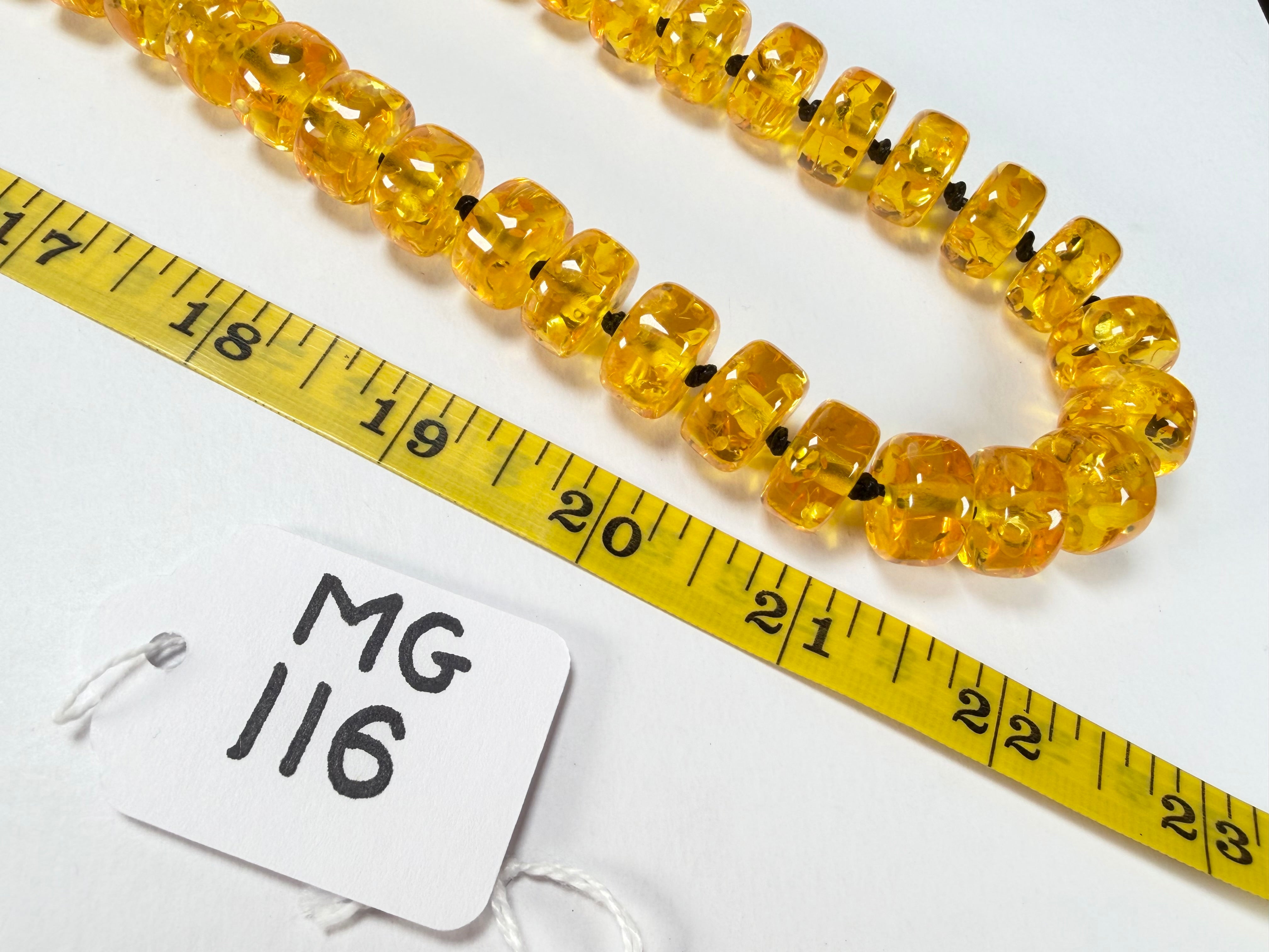 Marion Godart - Sparkle "Lingots D'or" Gold Effect Long 120cm Resin Necklace