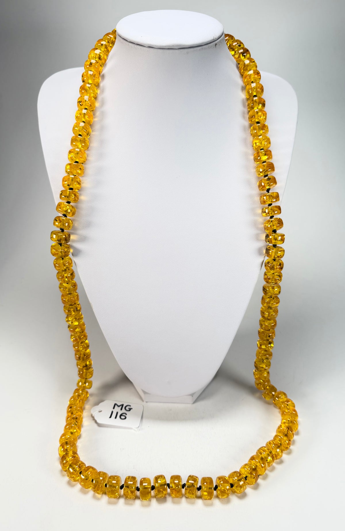 Marion Godart - Sparkle "Lingots D'or" Gold Effect Long 120cm Resin Necklace