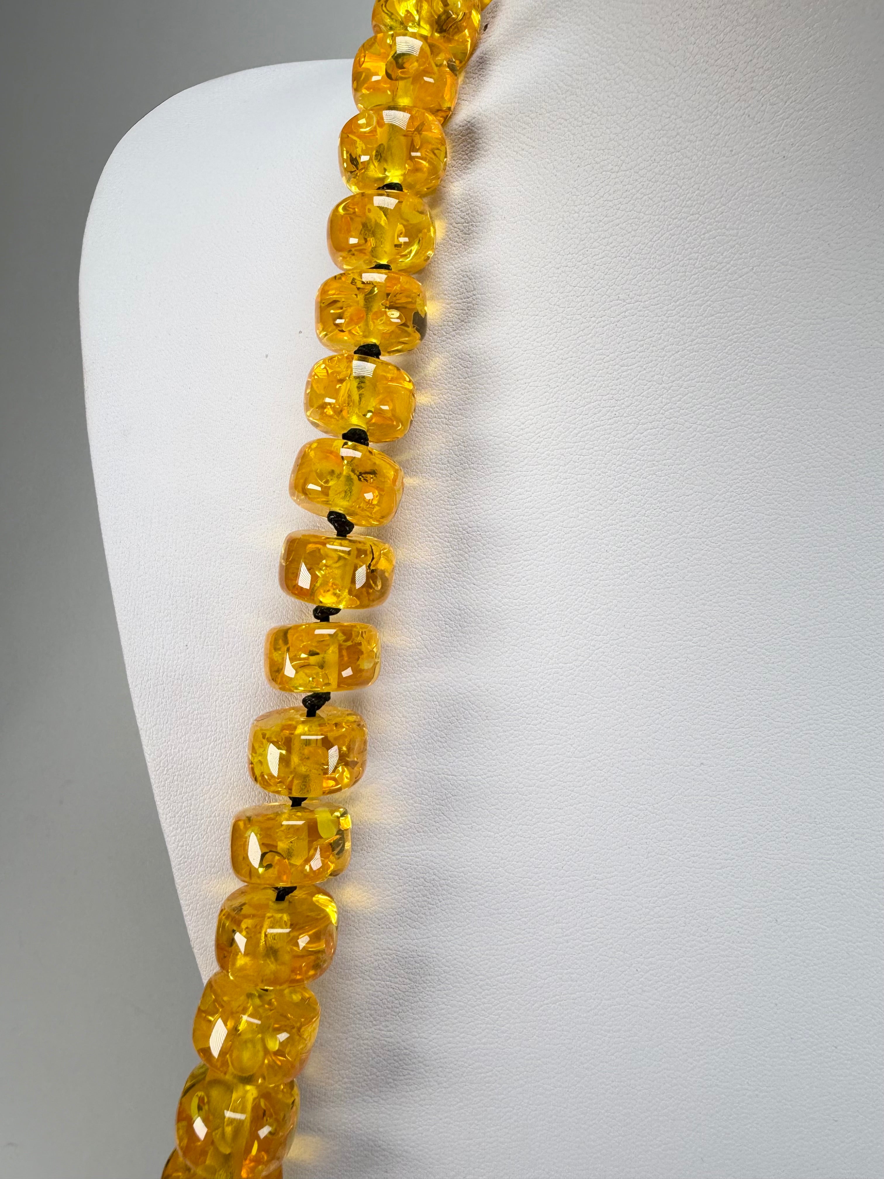 Marion Godart - Sparkle "Lingots D'or" Gold Effect Long 120cm Resin Necklace