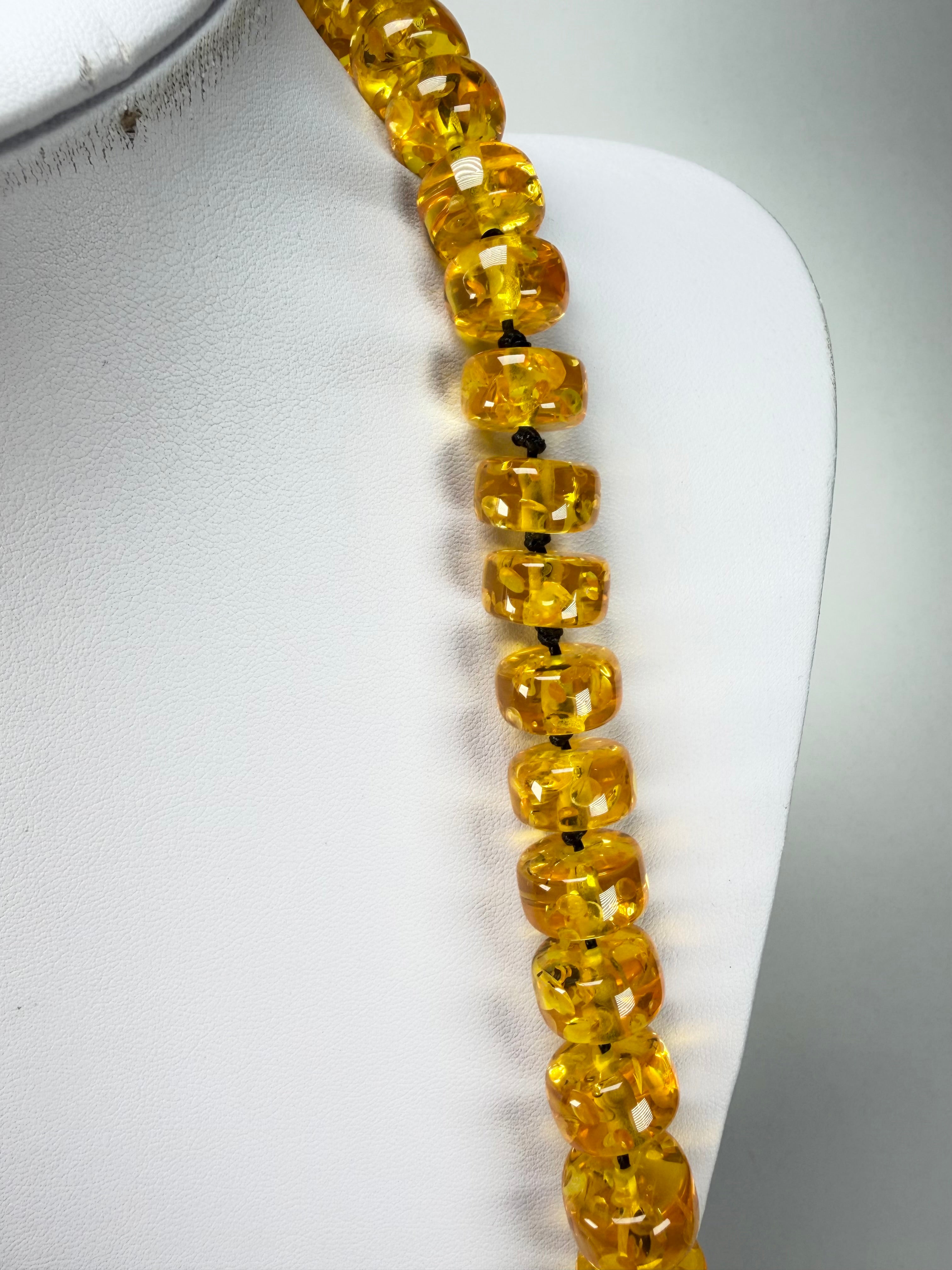 Marion Godart - Sparkle "Lingots D'or" Gold Effect Long 120cm Resin Necklace