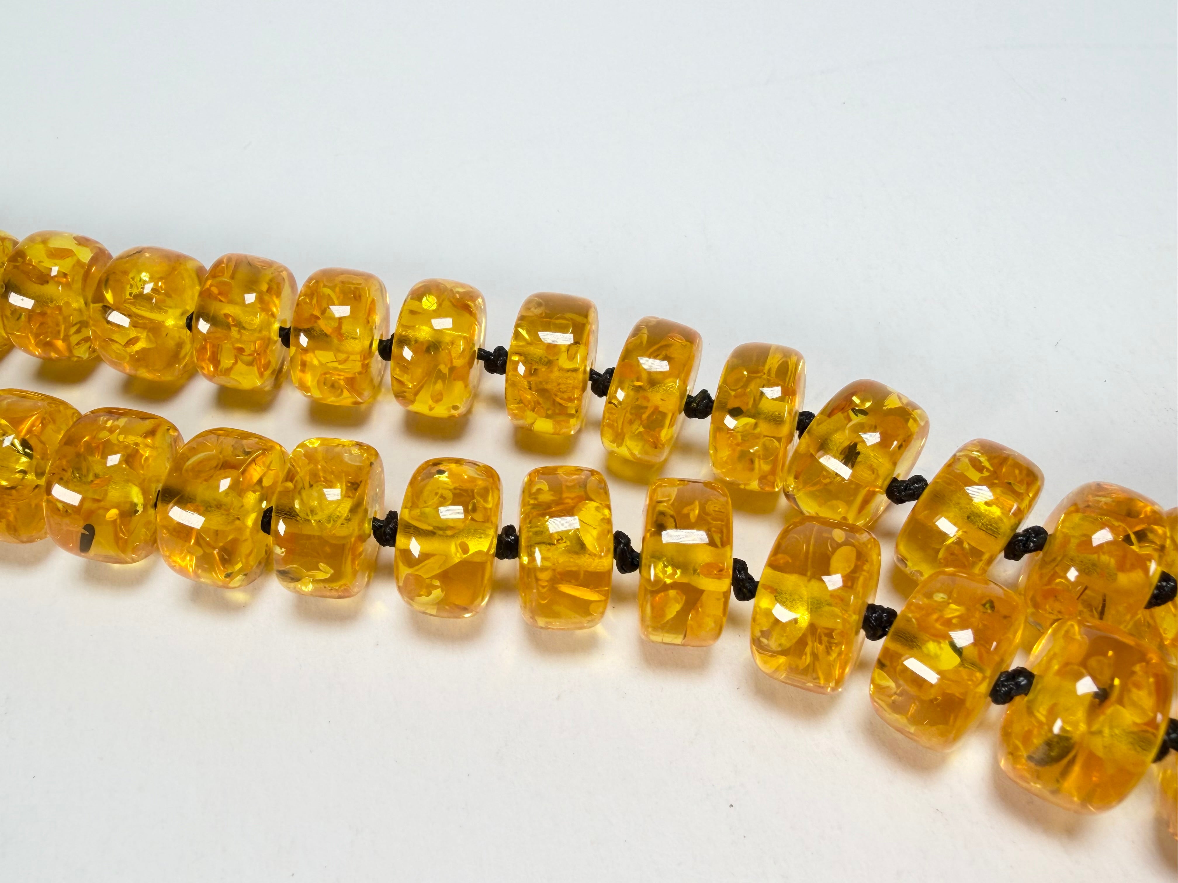 Marion Godart - Sparkle "Lingots D'or" Gold Effect Long 120cm Resin Necklace