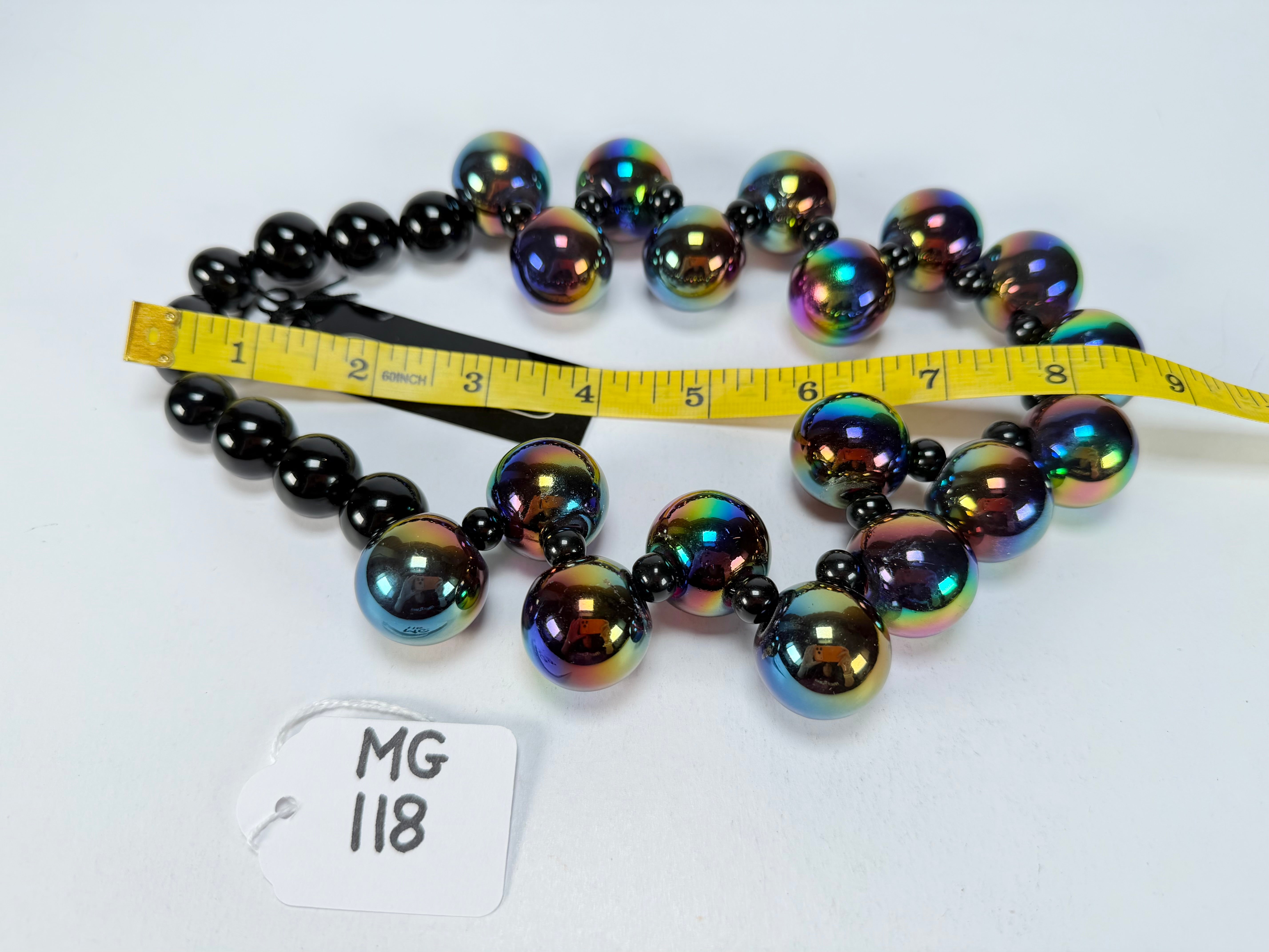 Marion Godart - Grapes "Fruité" Iridescent Resin Necklace