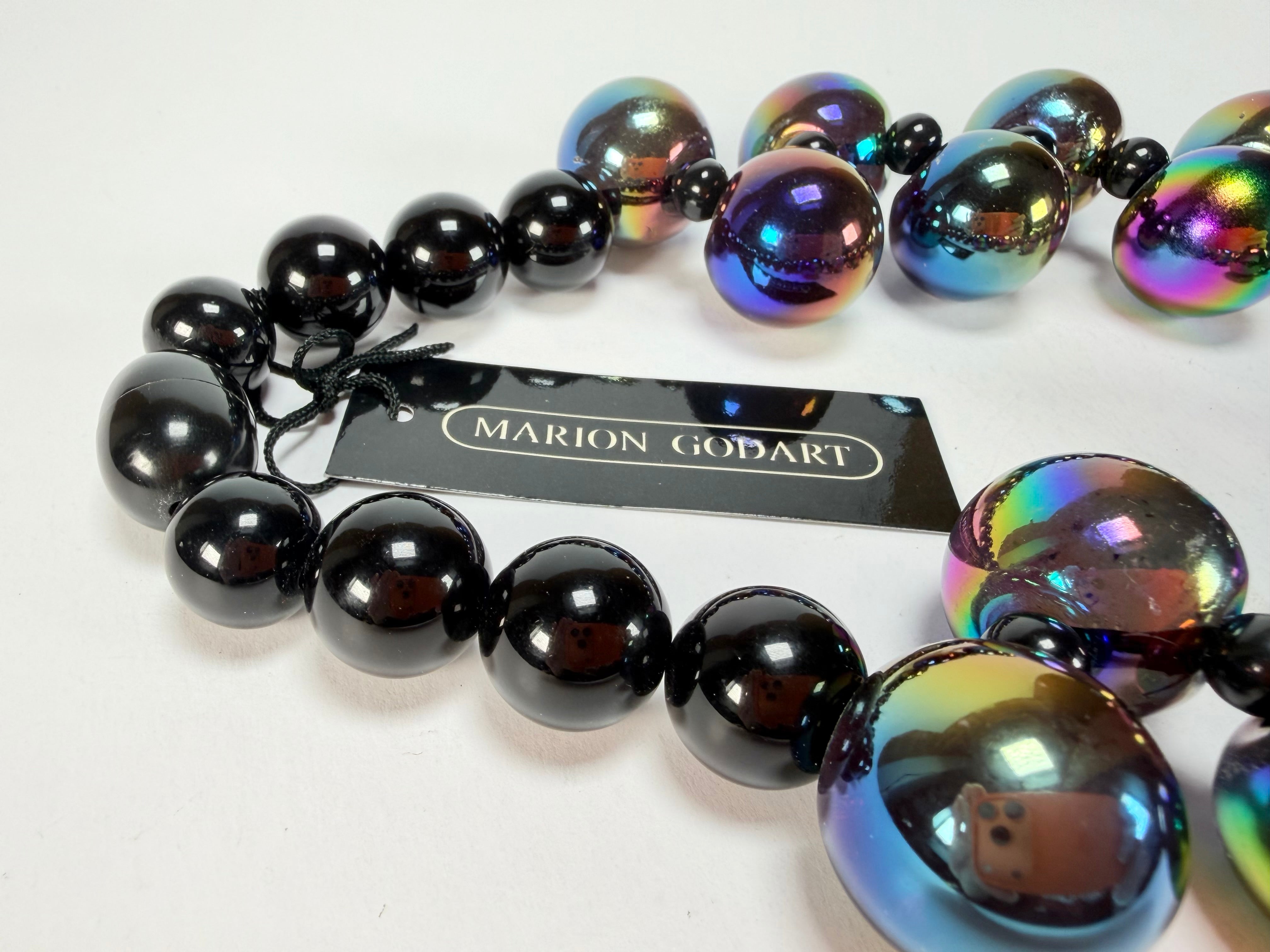 Marion Godart - Grapes "Fruité" Iridescent Resin Necklace