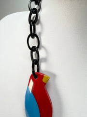 Marion Godart - Natural "Dual Toucan Arbre" Resin Necklace