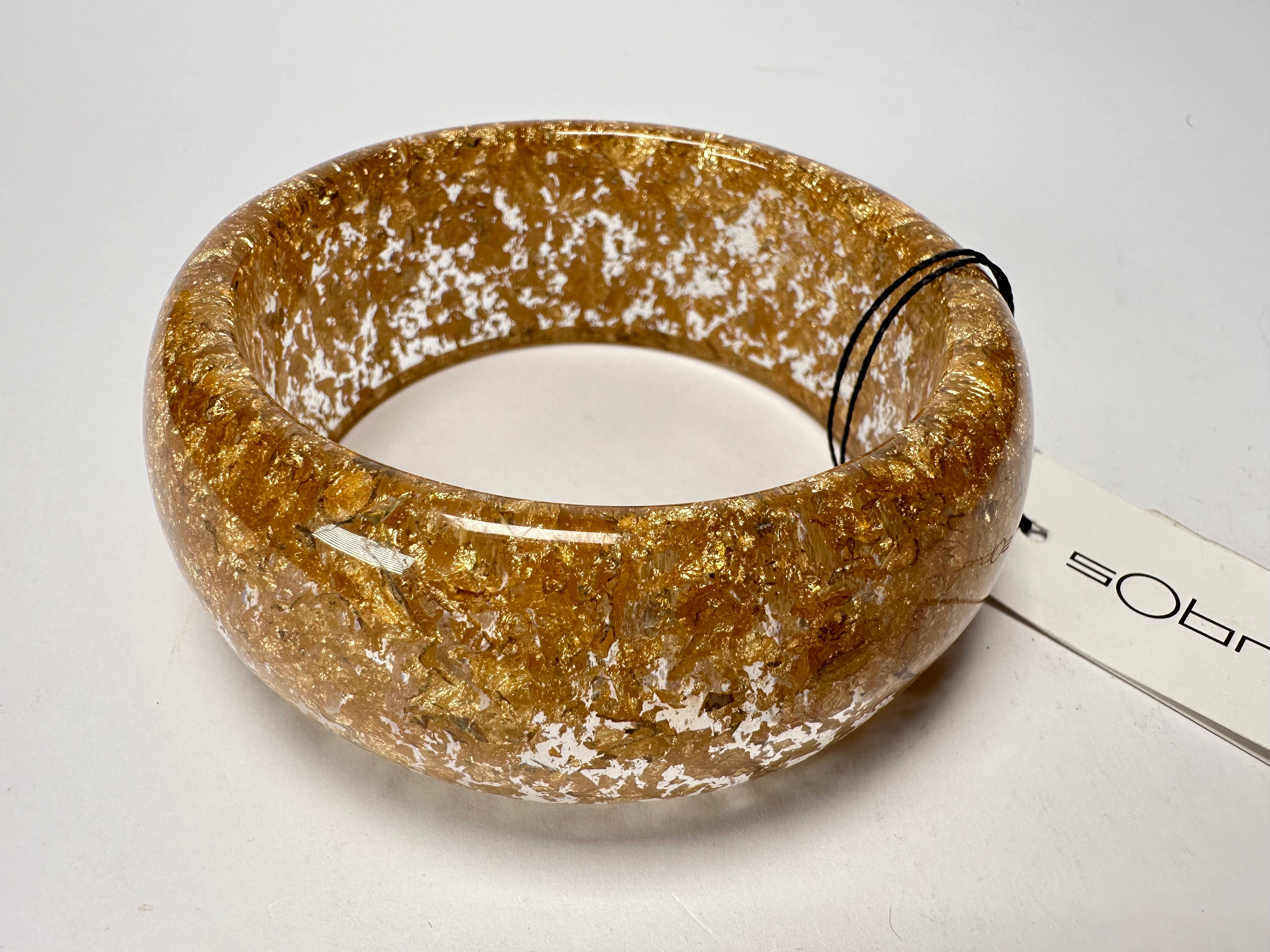 Sobral - Metalique "PB34" Resin Solid Bangle ( 002490 )