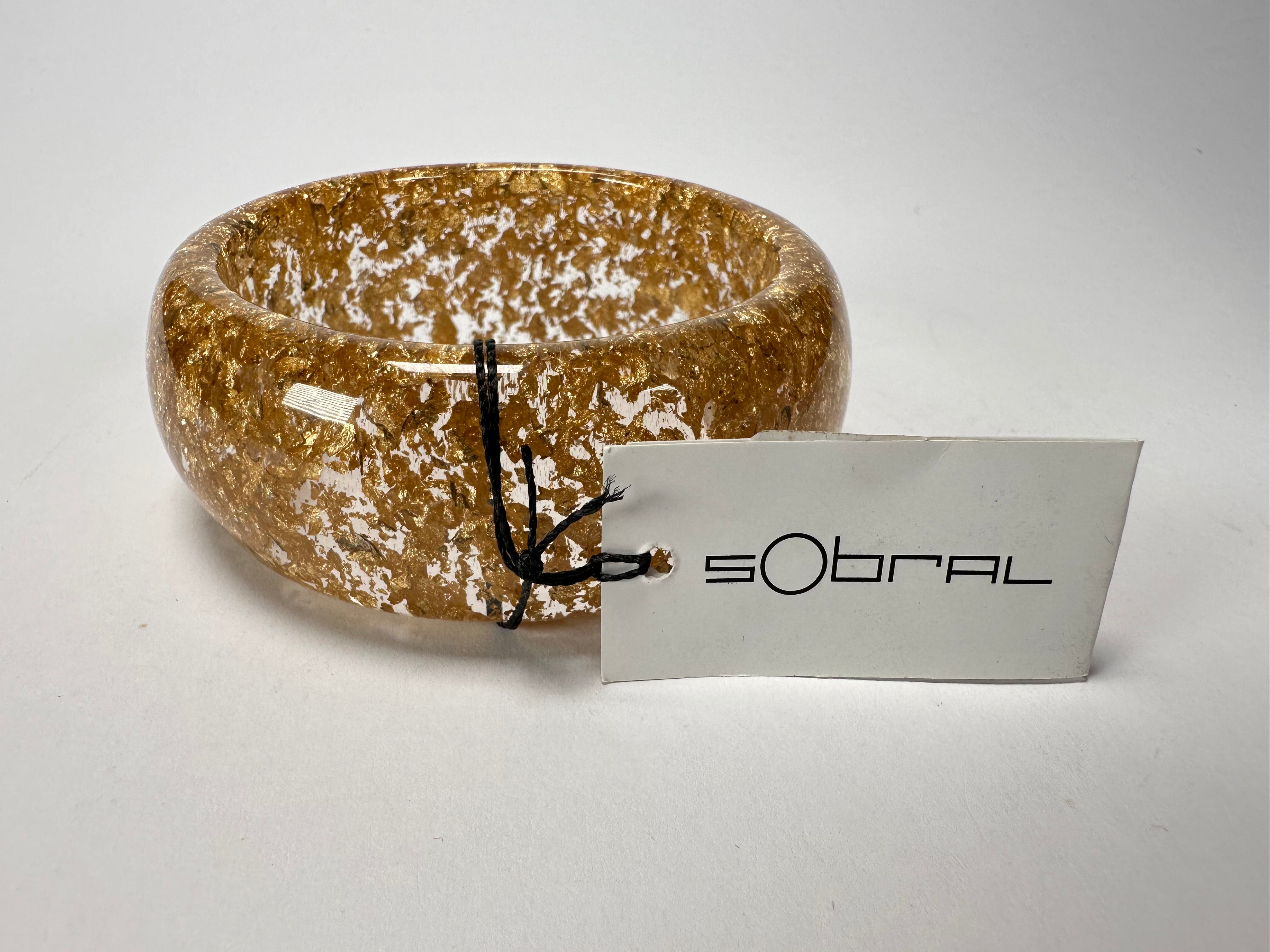 Sobral - Metalique "PB34" Resin Solid Bangle ( 002490 )