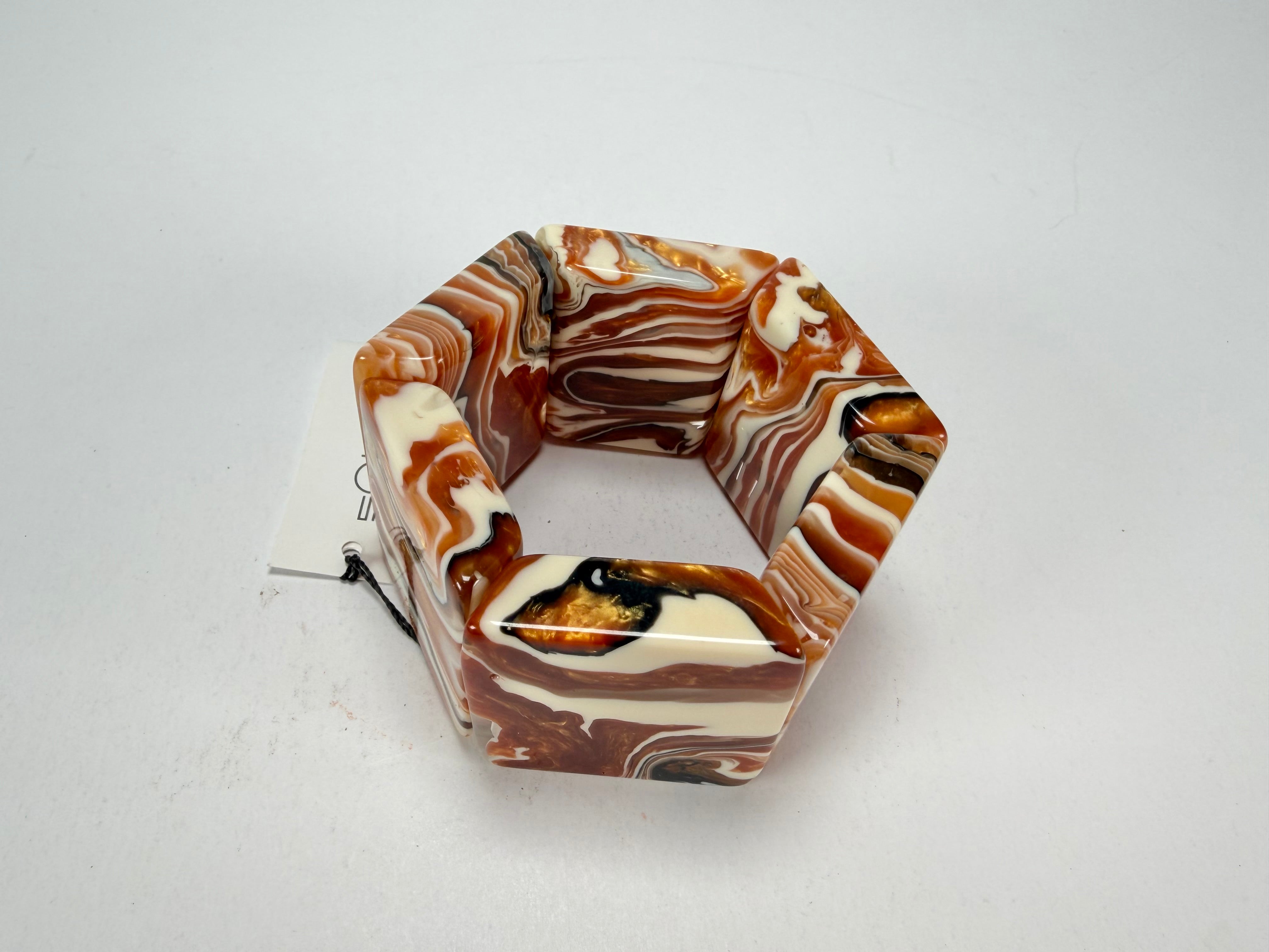 Sobral - Carmelo "Mery" Onda Creme Resin Bracelet ( 004575 )