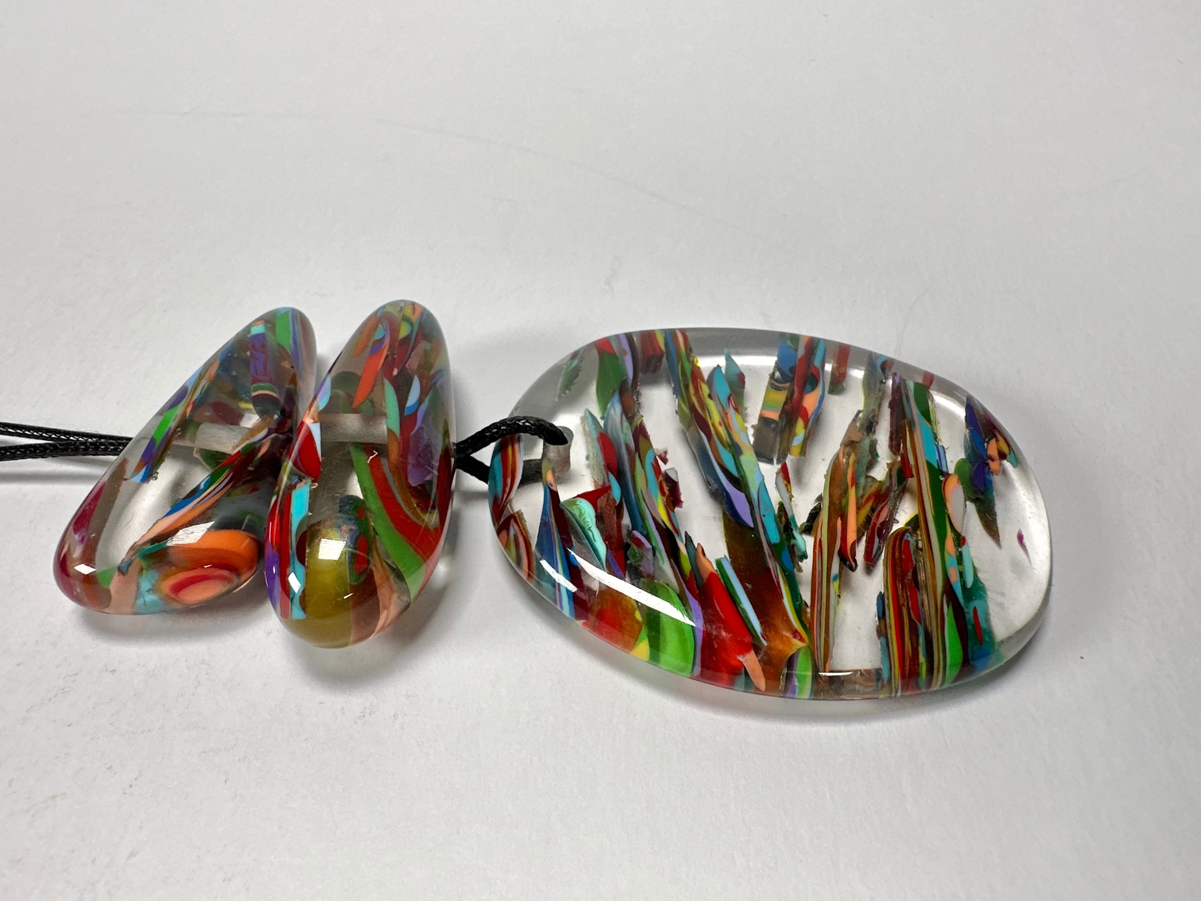 Sobral - Baru "Ancestral" Resin Necklace ( 005027 )
