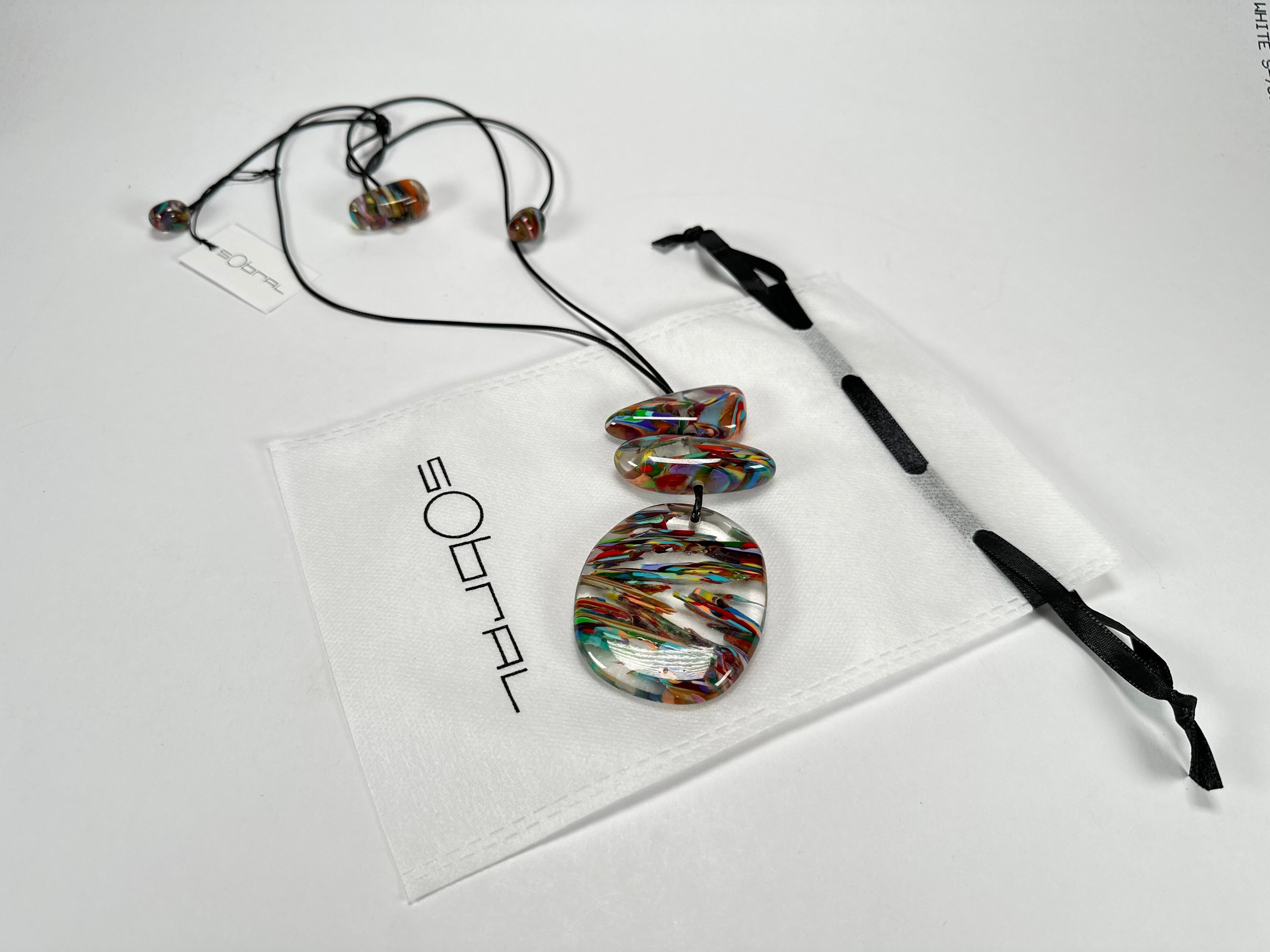 Sobral - Baru "Ancestral" Resin Necklace ( 005027 )