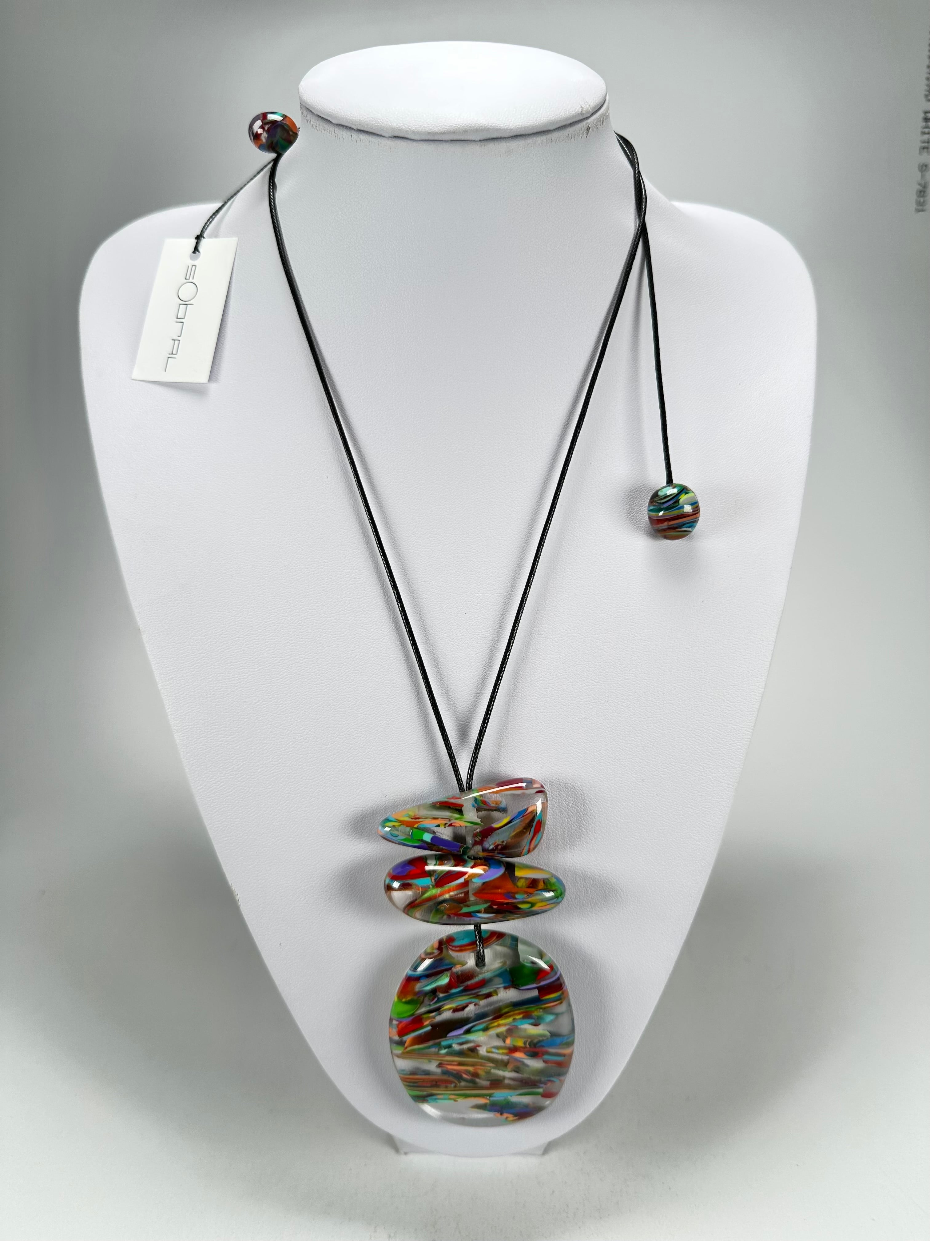 Sobral - Baru "Ancestral" Resin Necklace ( 005027 )