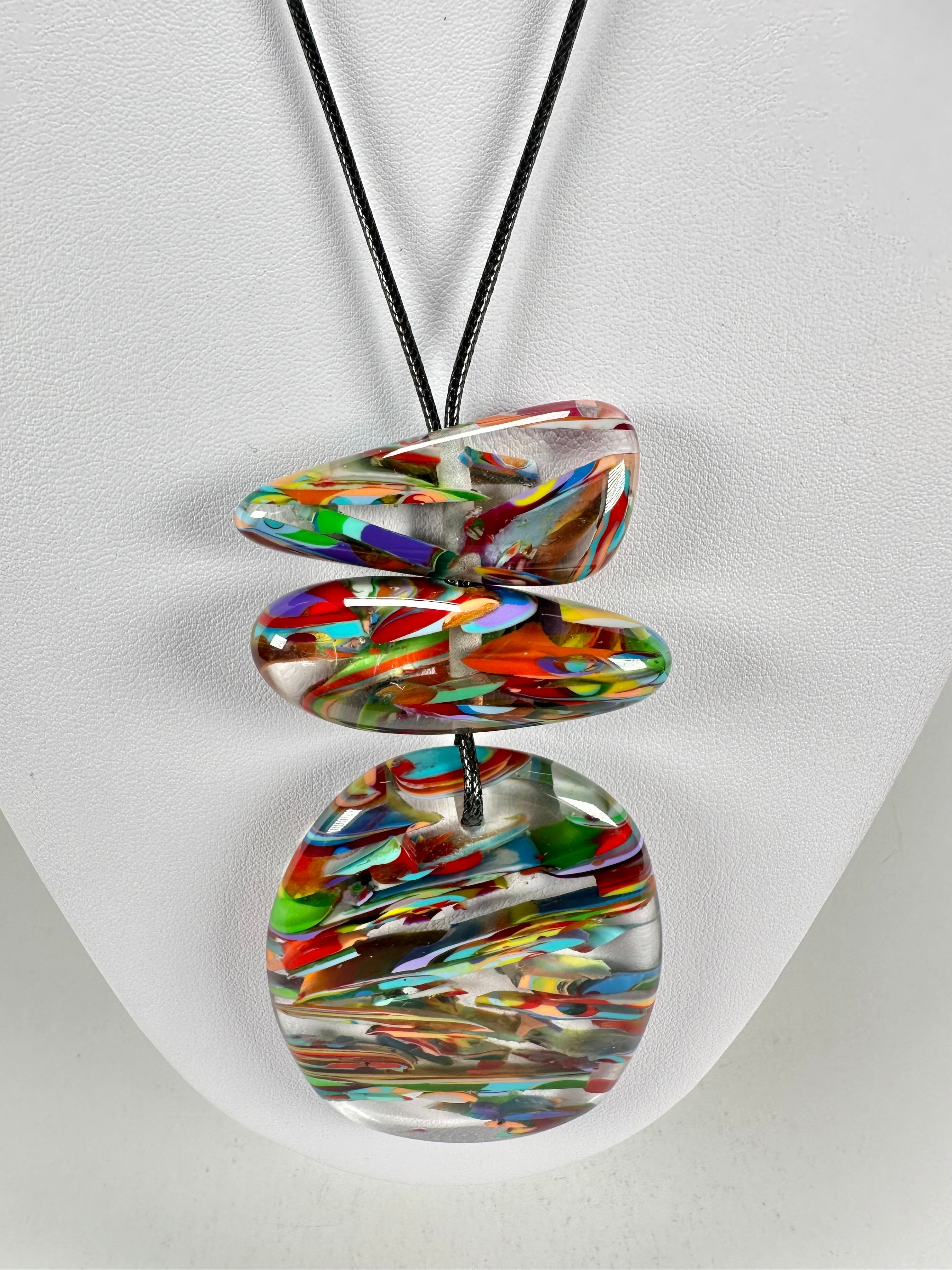 Sobral - Baru "Ancestral" Resin Necklace ( 005027 )