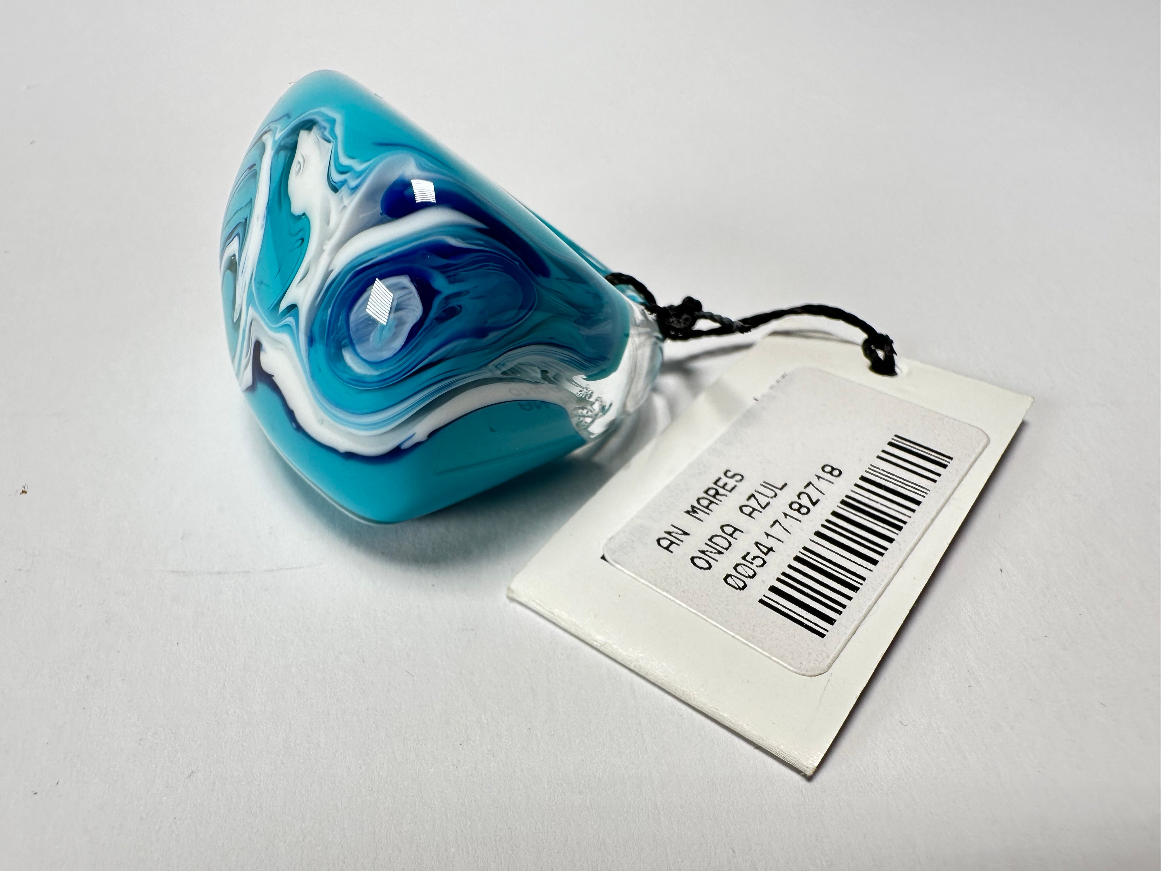 Sobral - Onda "Mares" Resin Ring ( 005417 ) - Size UK P / US 7.5