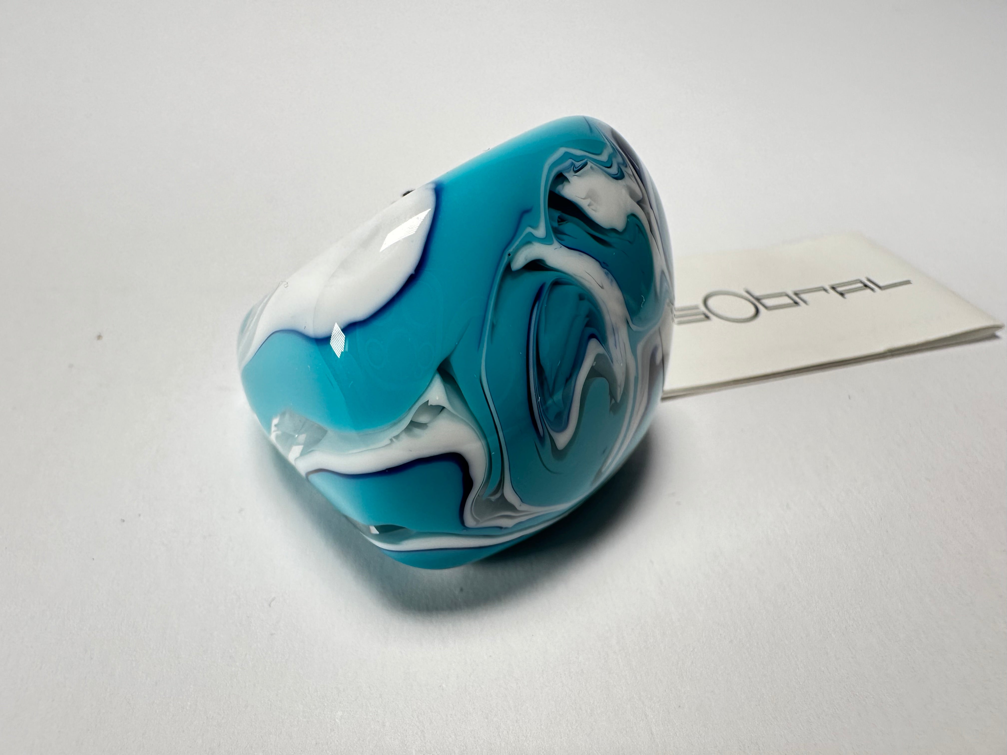 Sobral - Onda "Mares" Resin Ring ( 005417 ) - Size UK P / US 7.5
