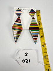 Sobral - Pop Art "Nial" Resin Earrings ( 004203 )
