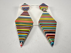 Sobral - Pop Art "Nial" Resin Earrings ( 004203 )