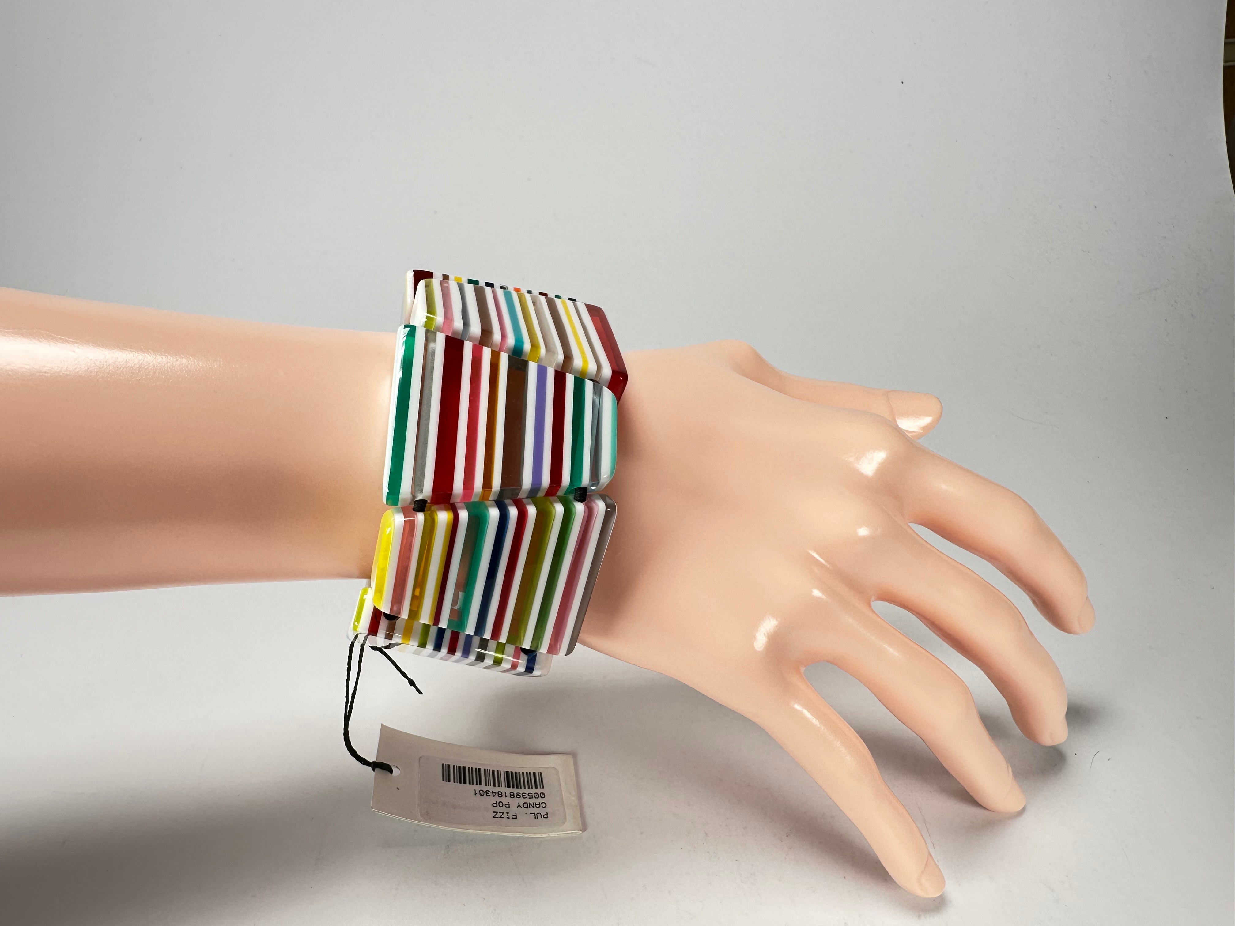Sobral - Candy Pop "Fizz" Elasticated Resin Bracelet ( 005398 )