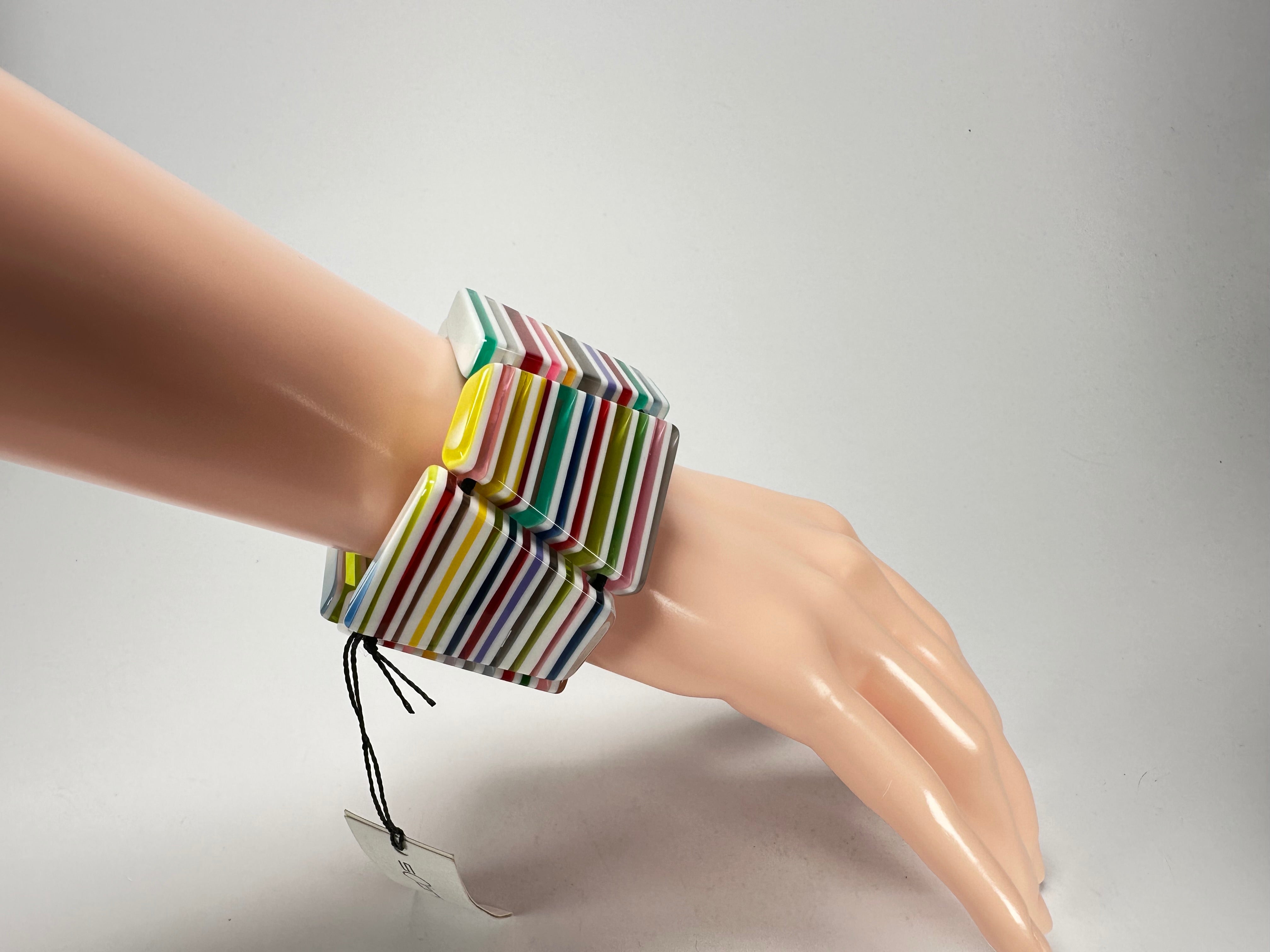Sobral - Candy Pop "Fizz" Elasticated Resin Bracelet ( 005398 )