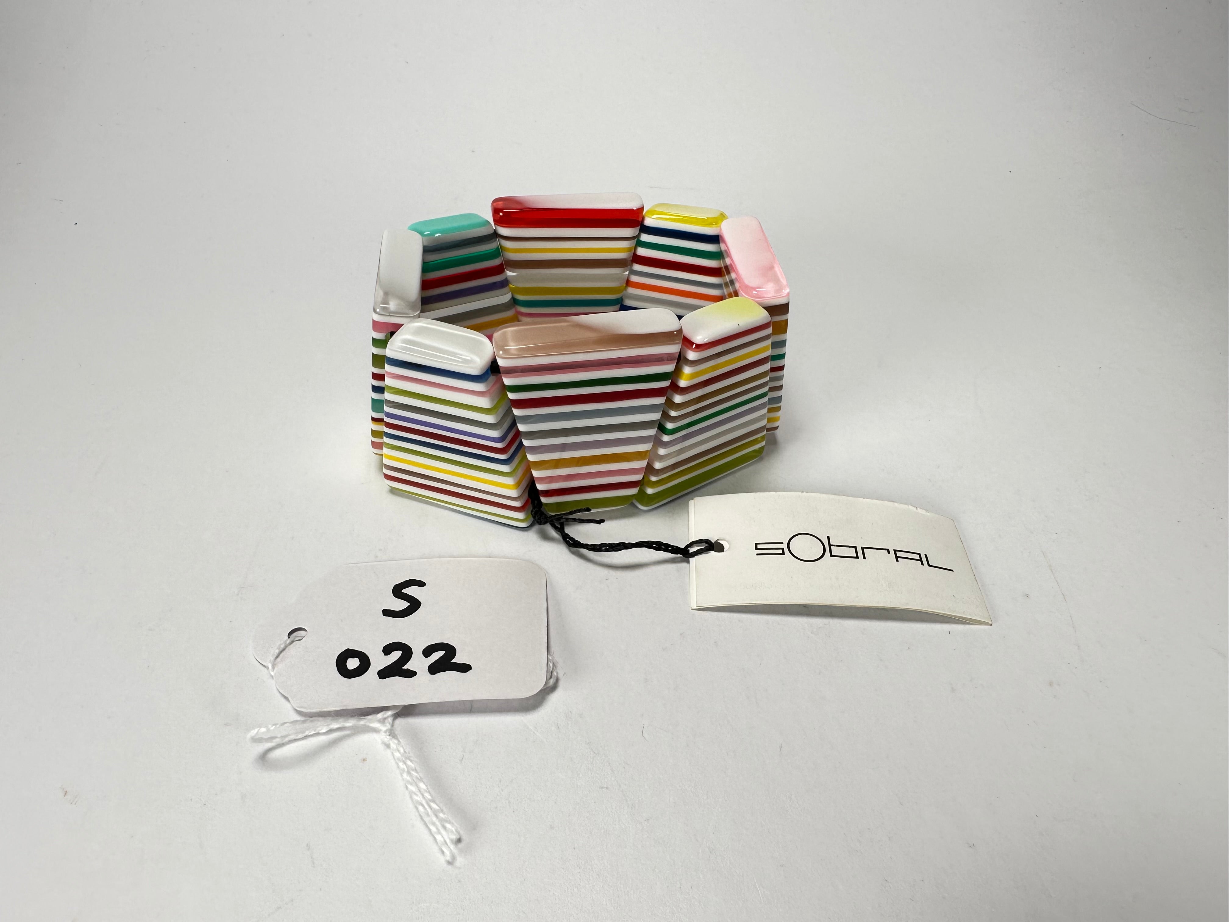 Sobral - Candy Pop "Fizz" Elasticated Resin Bracelet ( 005398 )