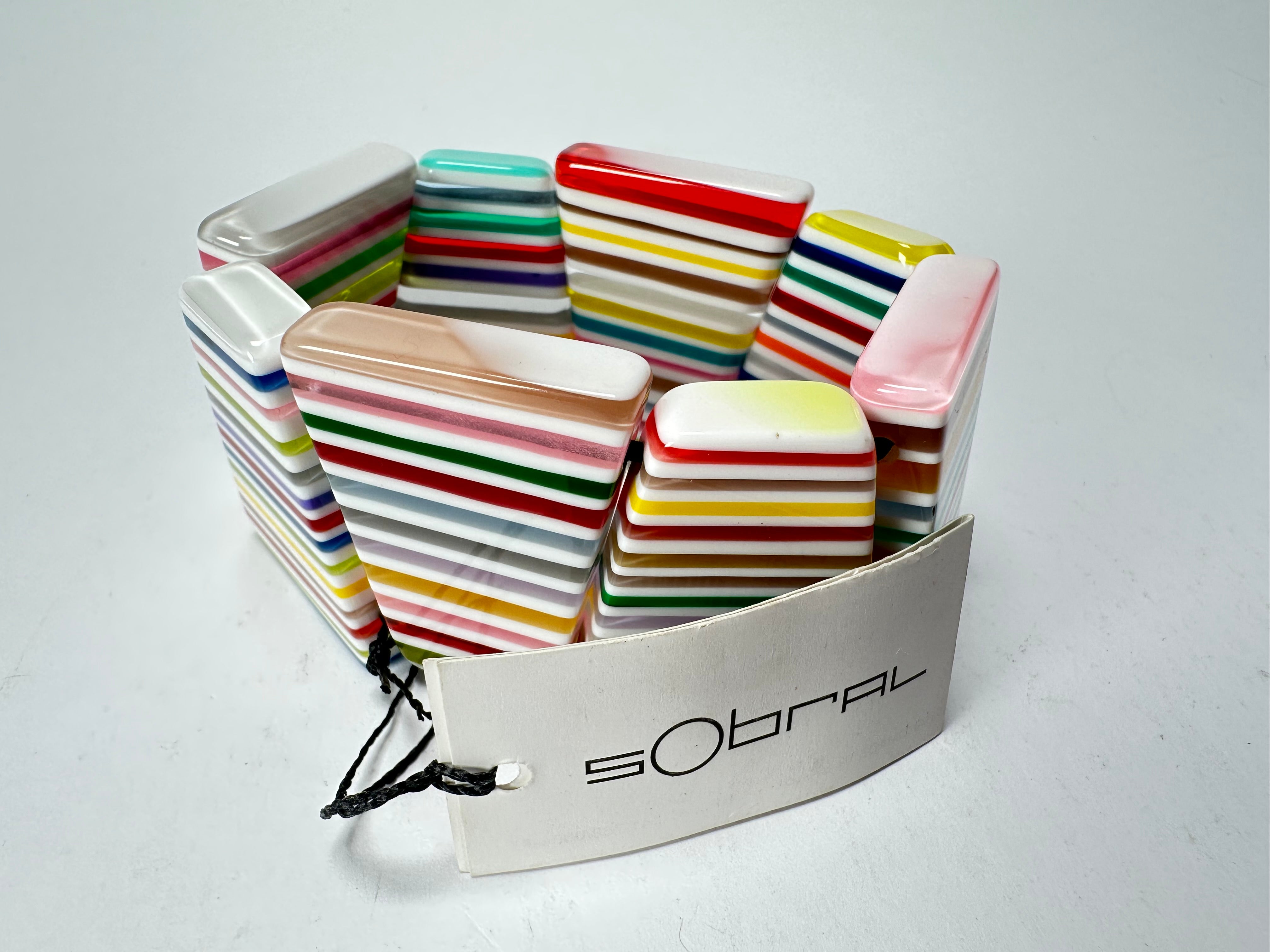 Sobral - Candy Pop "Fizz" Elasticated Resin Bracelet ( 005398 )