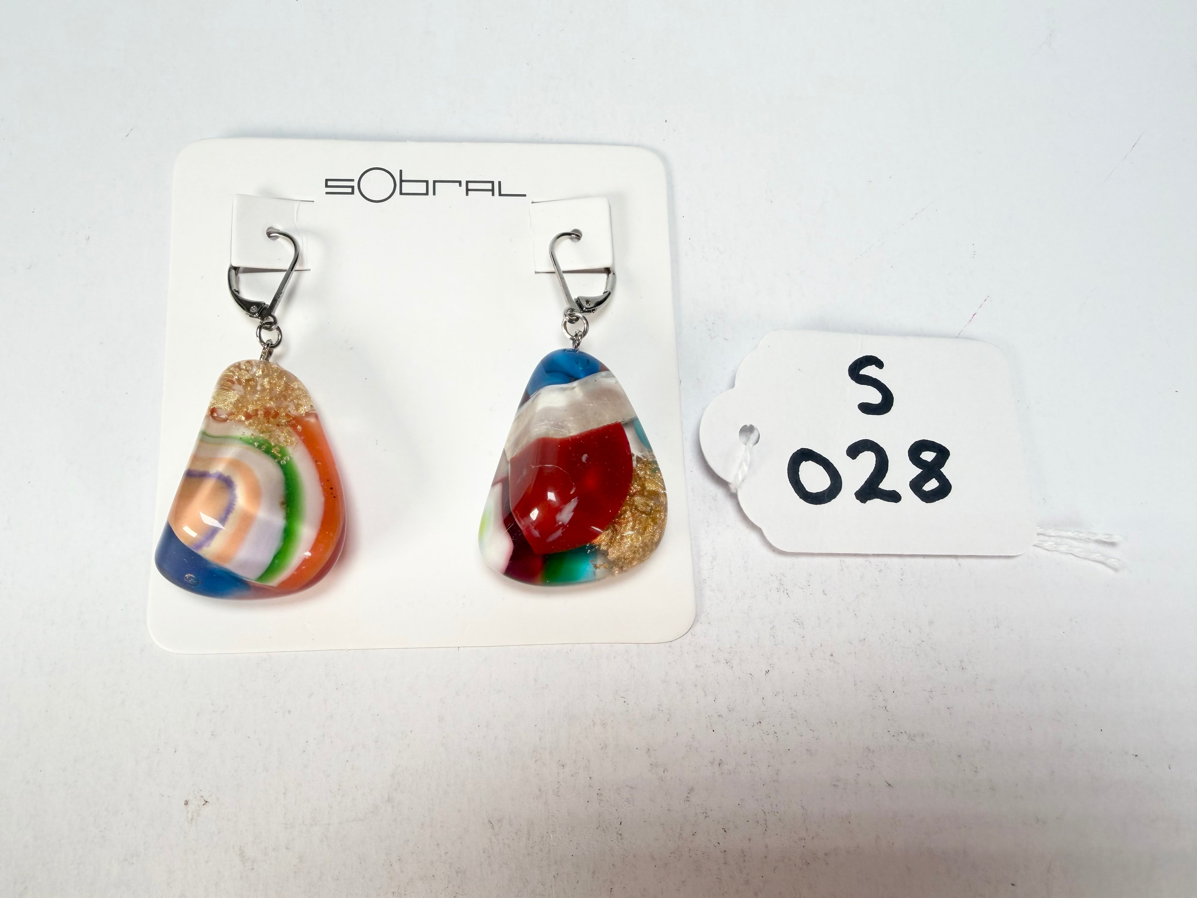 Sobral - Past Present "Gloria" Resin Earrings ( 003260 )